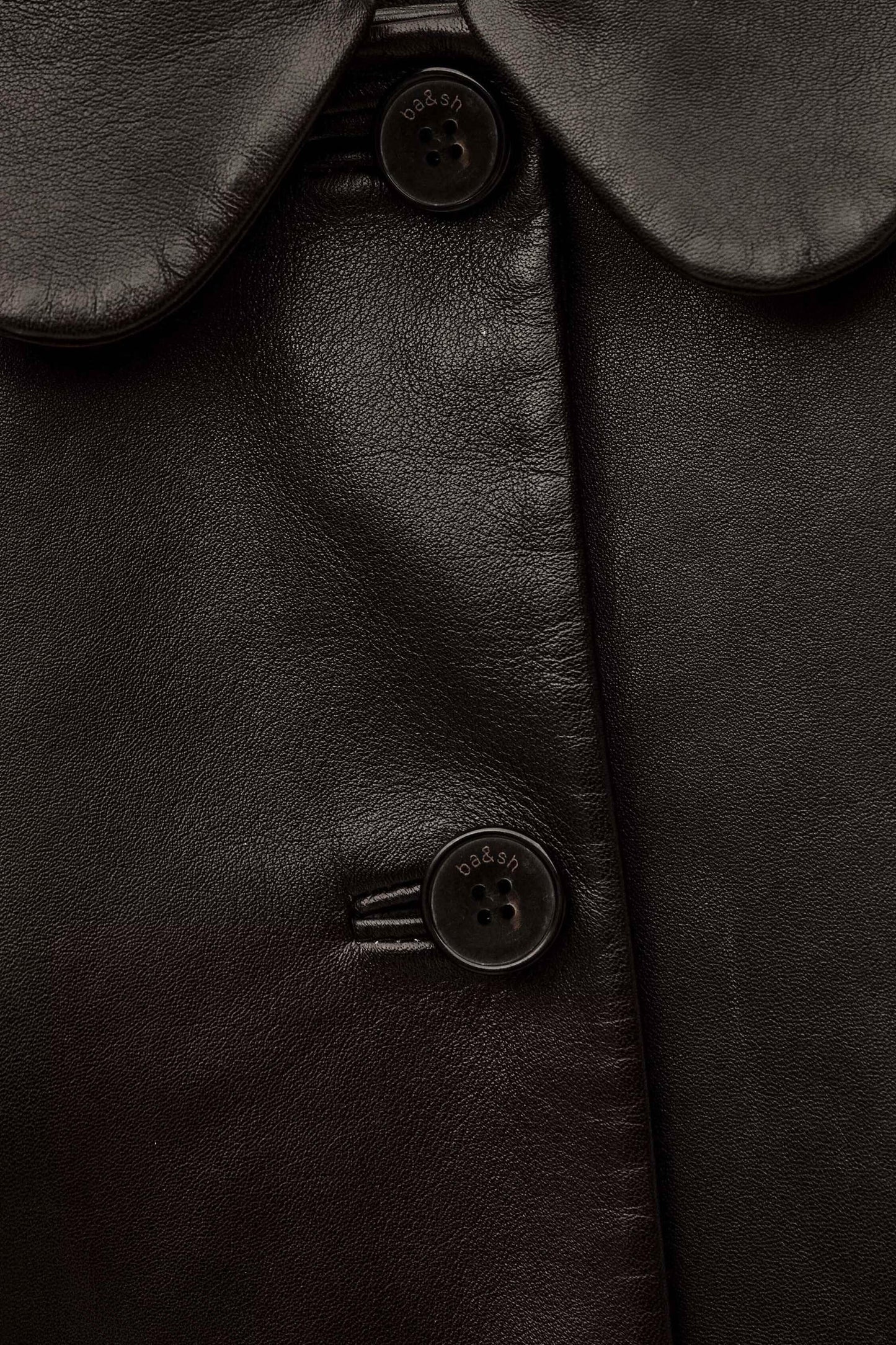 ba&sh Coat Madie Black
