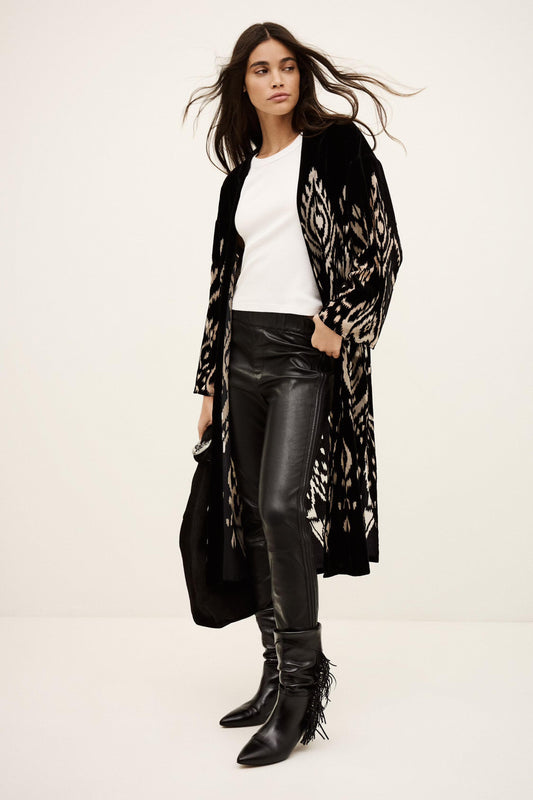 ba&sh Kimono Long Aliette Black