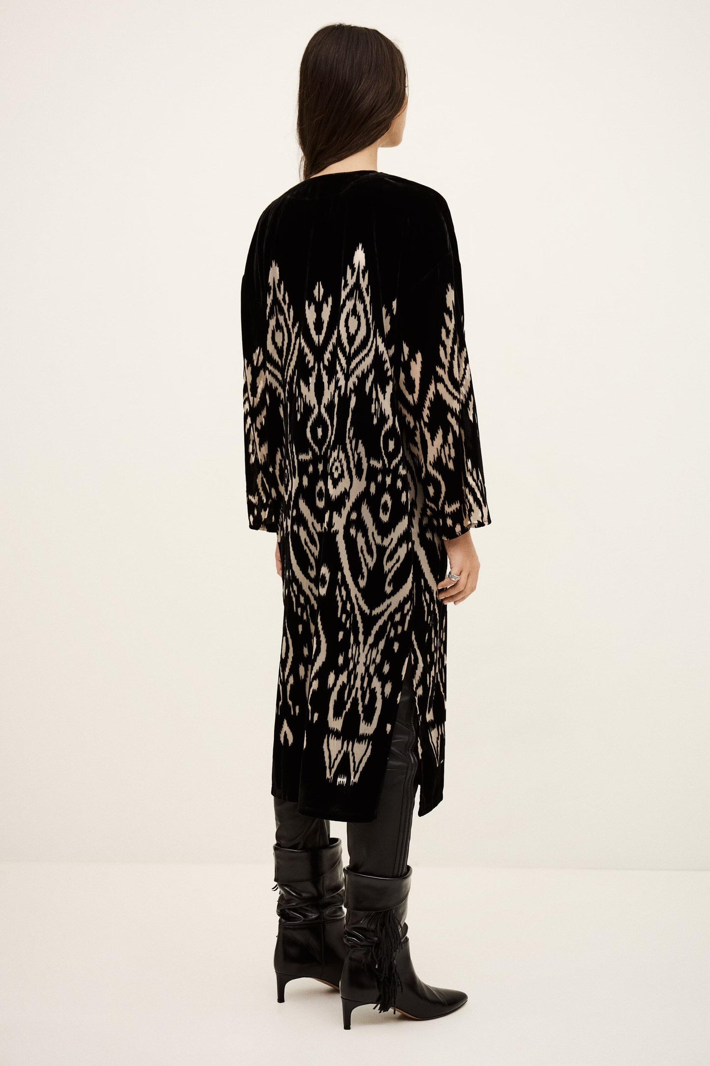 ba&sh Kimono Long Aliette Black