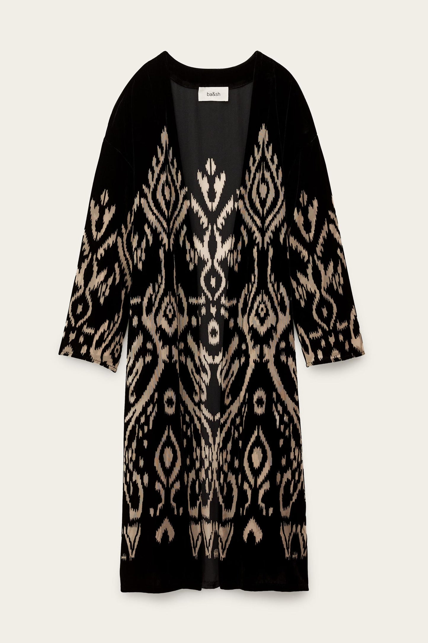 ba&sh Kimono Long Aliette Black