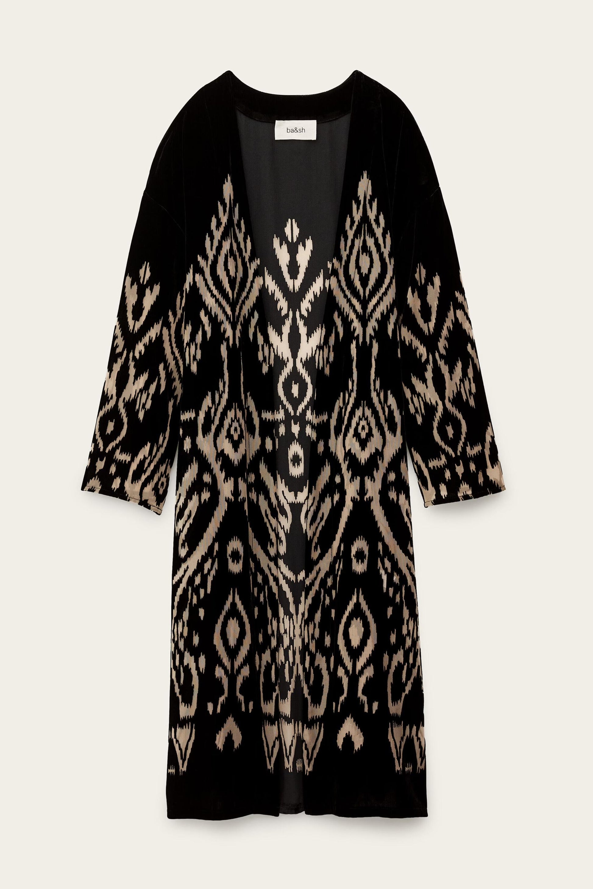 ba&sh Kimono Long Aliette Black
