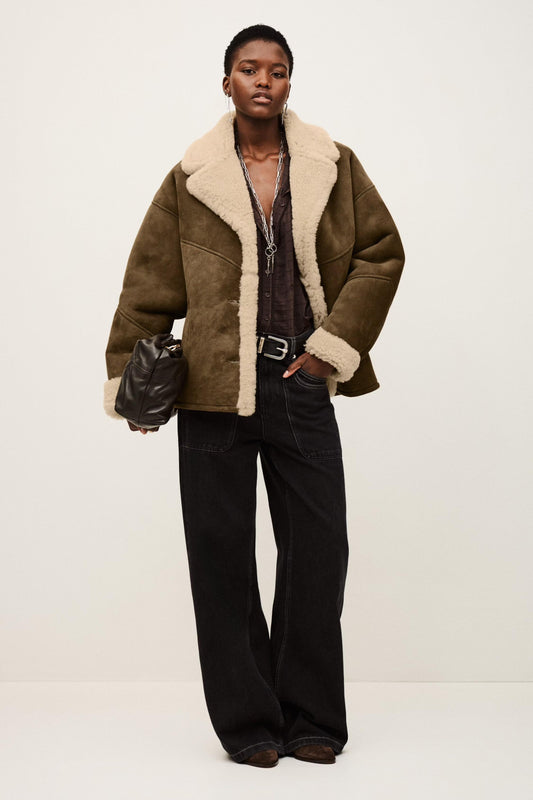 ba&sh Coat Maggy Brown