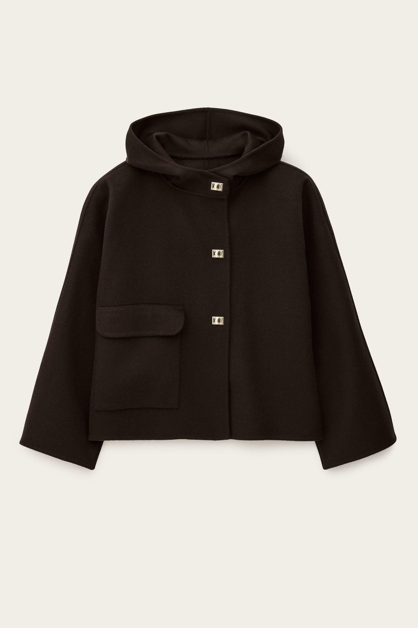 ba&sh Hooded Jacket Kove Brown