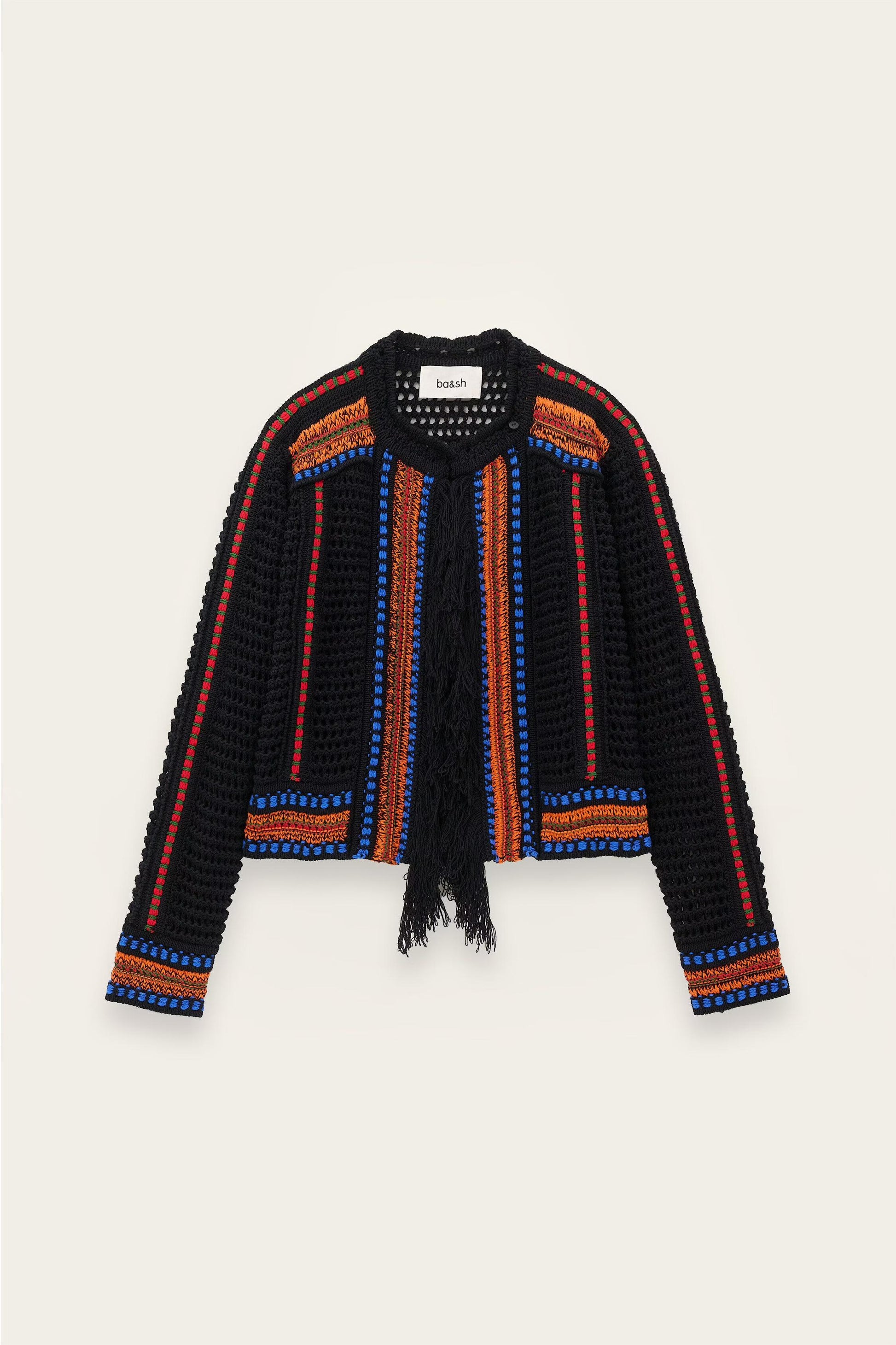 ba&sh Knit Cardigan Bianca Multicolored