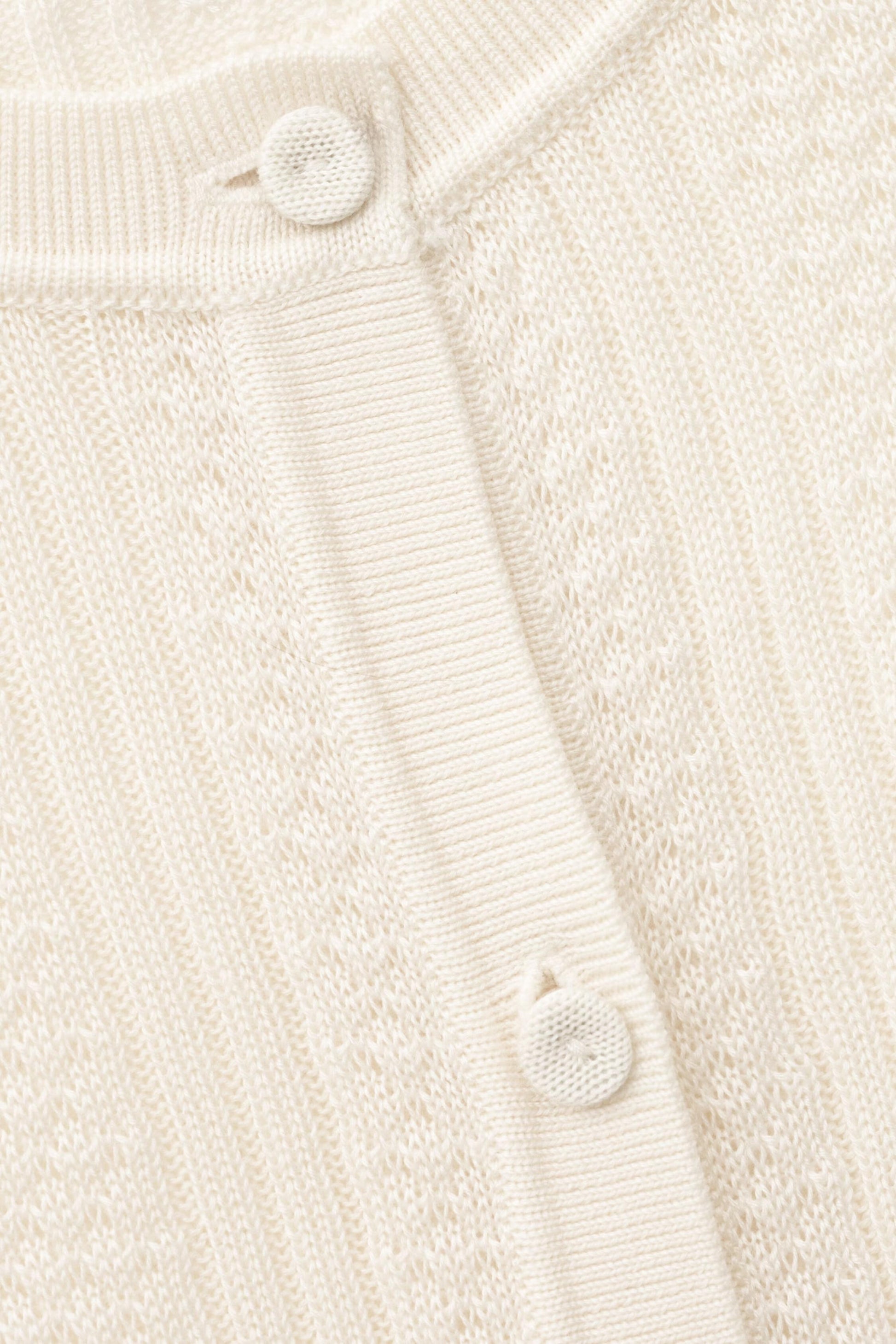 ba&sh Knit Cardigan Viviana Off-White