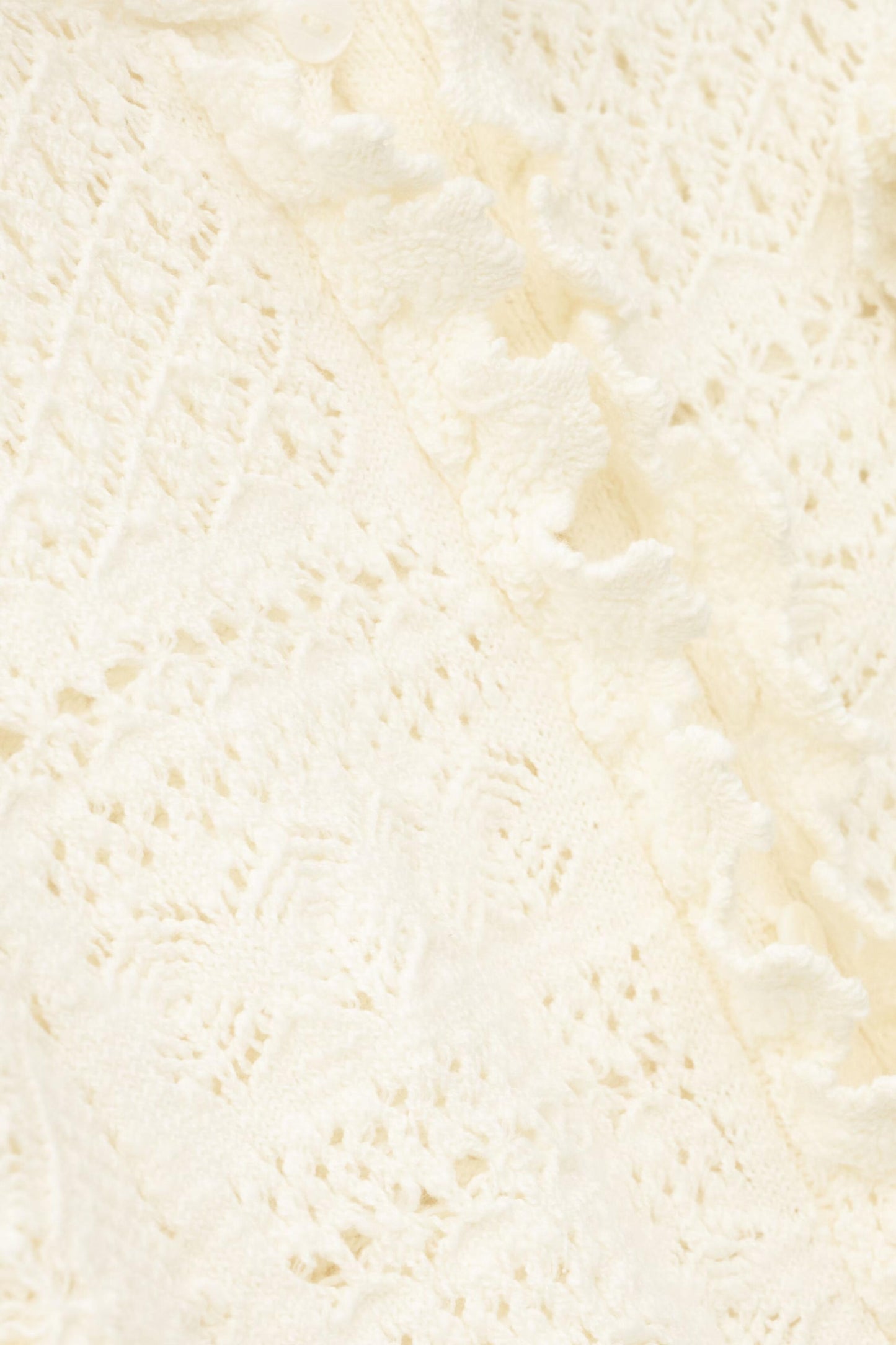 ba&sh Knit Cardigan Soria Off-White