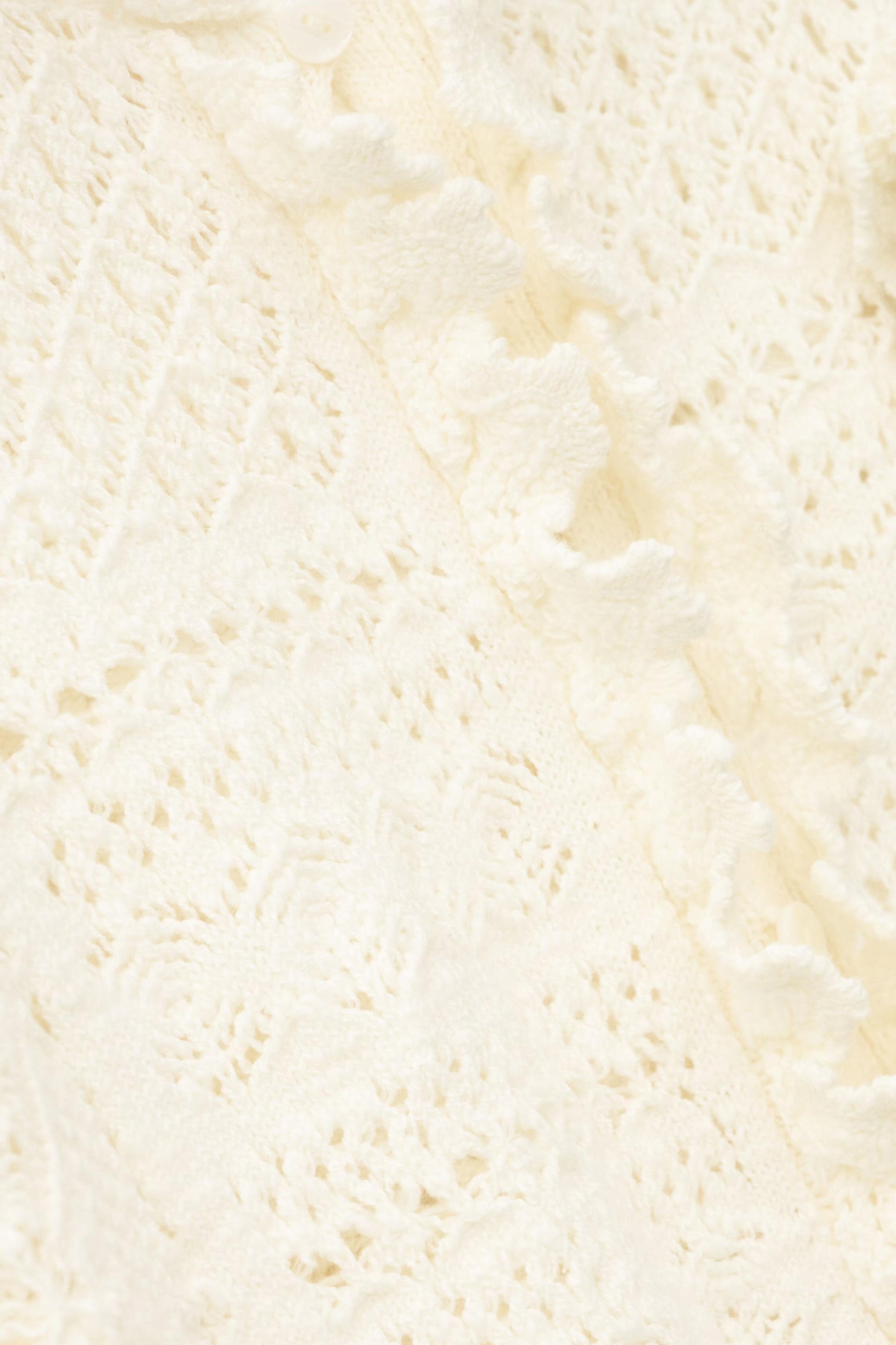 ba&sh Knit Cardigan Soria Off-White