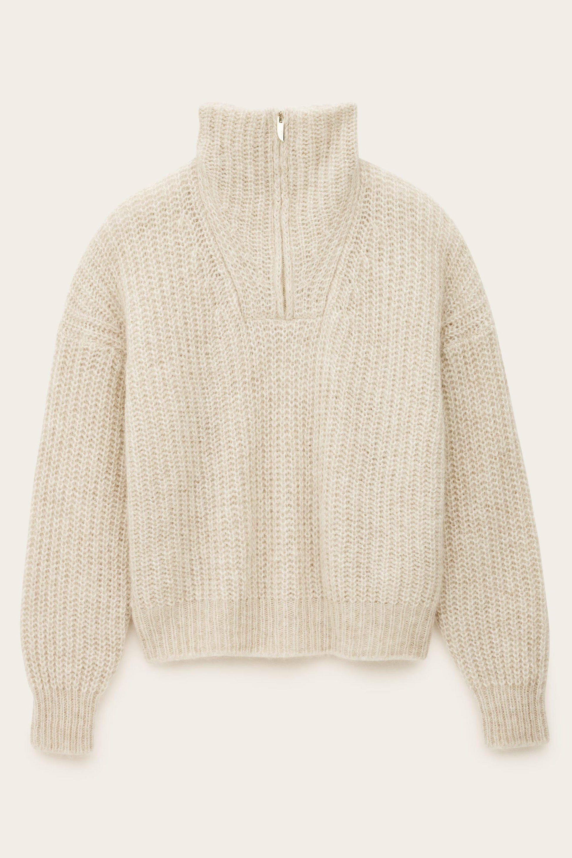 ba&sh Loose-Fitting Sweater Beltane White