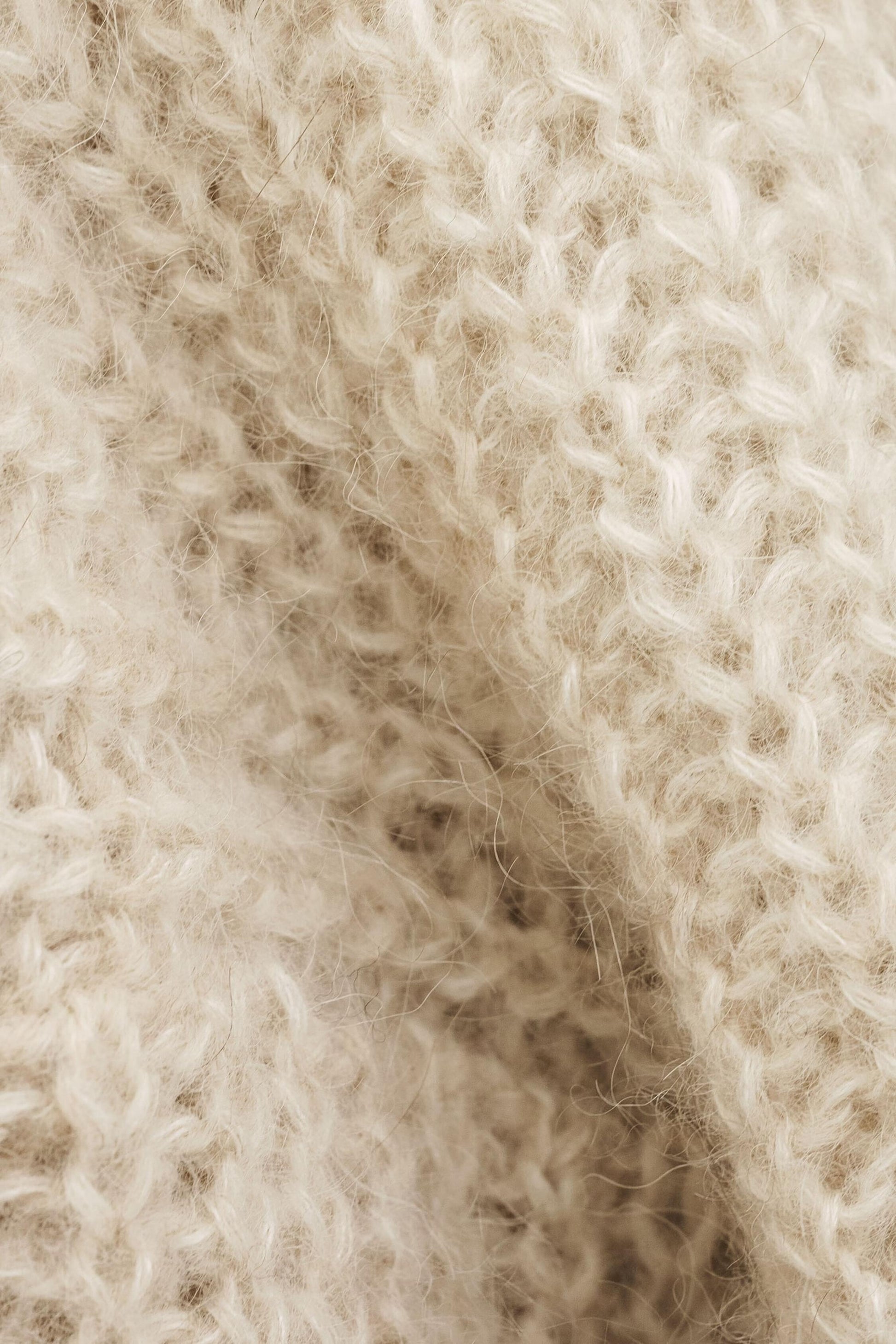 ba&sh Loose-Fitting Sweater Beltane White