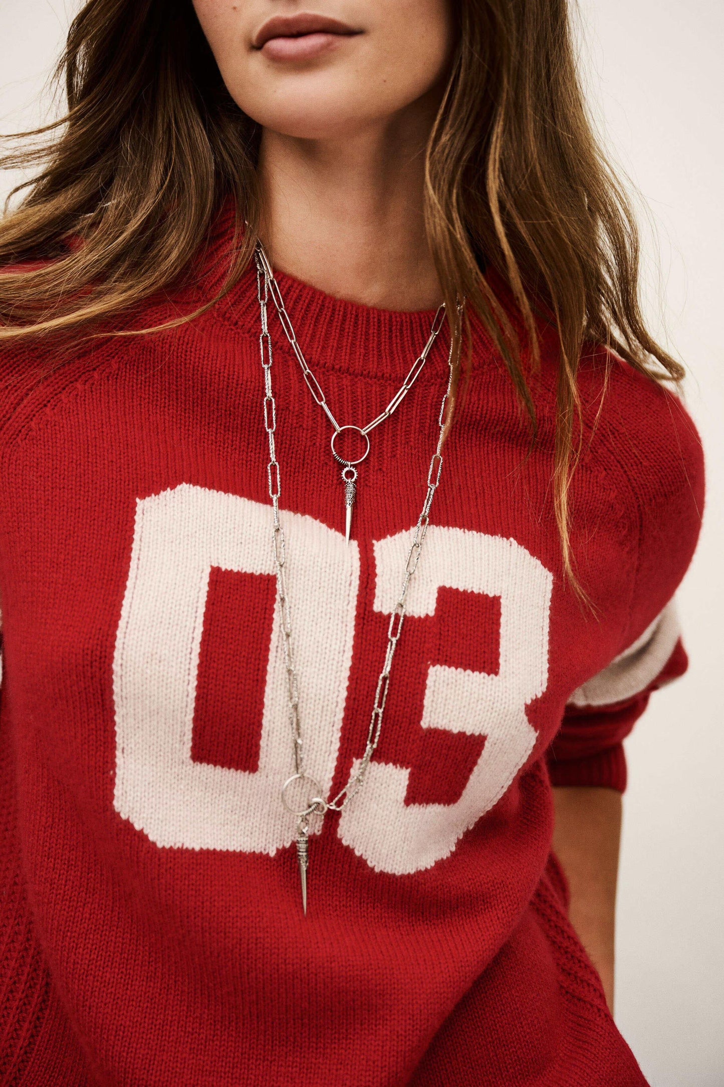 ba&sh Cashmere Sweater Cobe Red