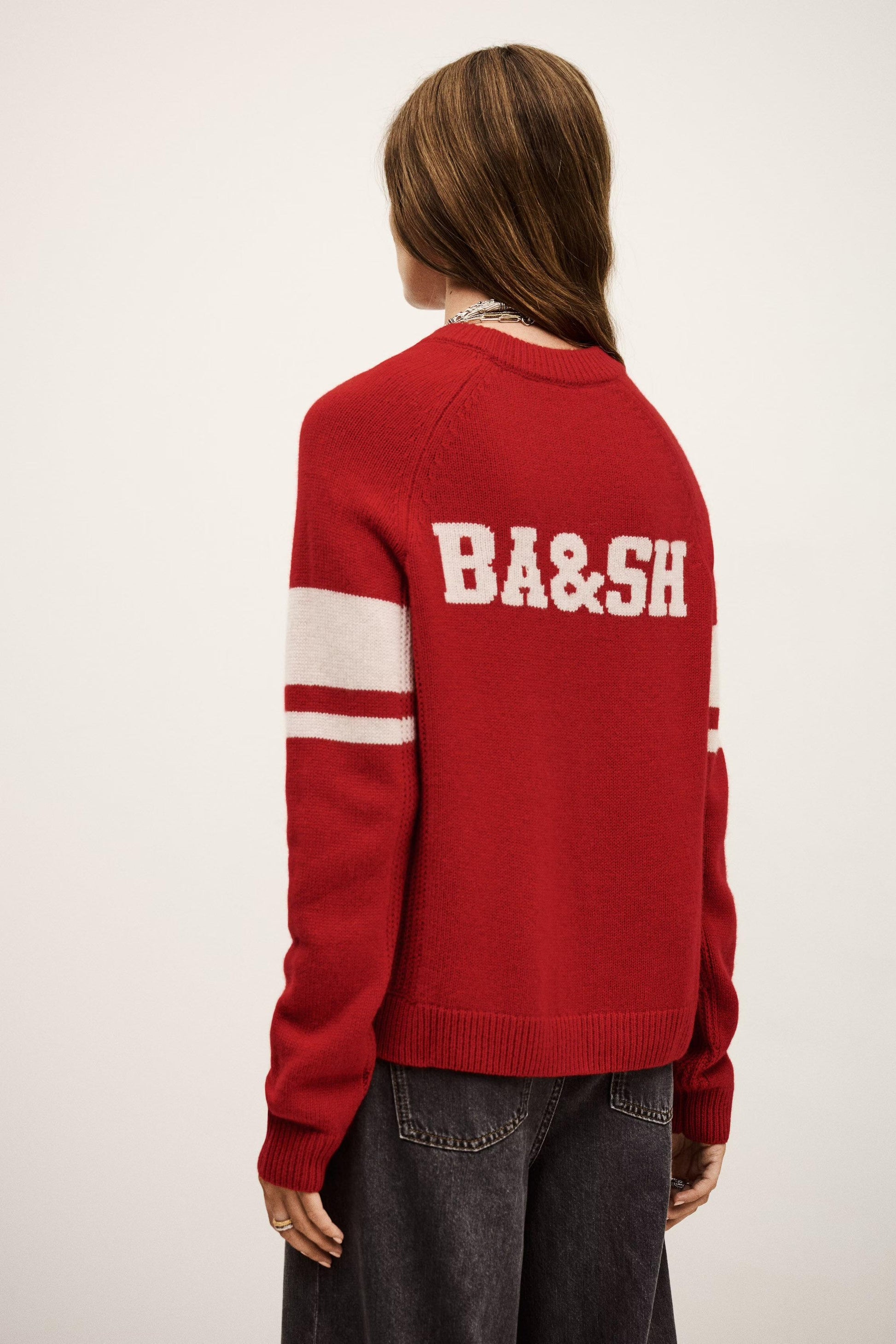 ba&sh Cashmere Sweater Cobe Red