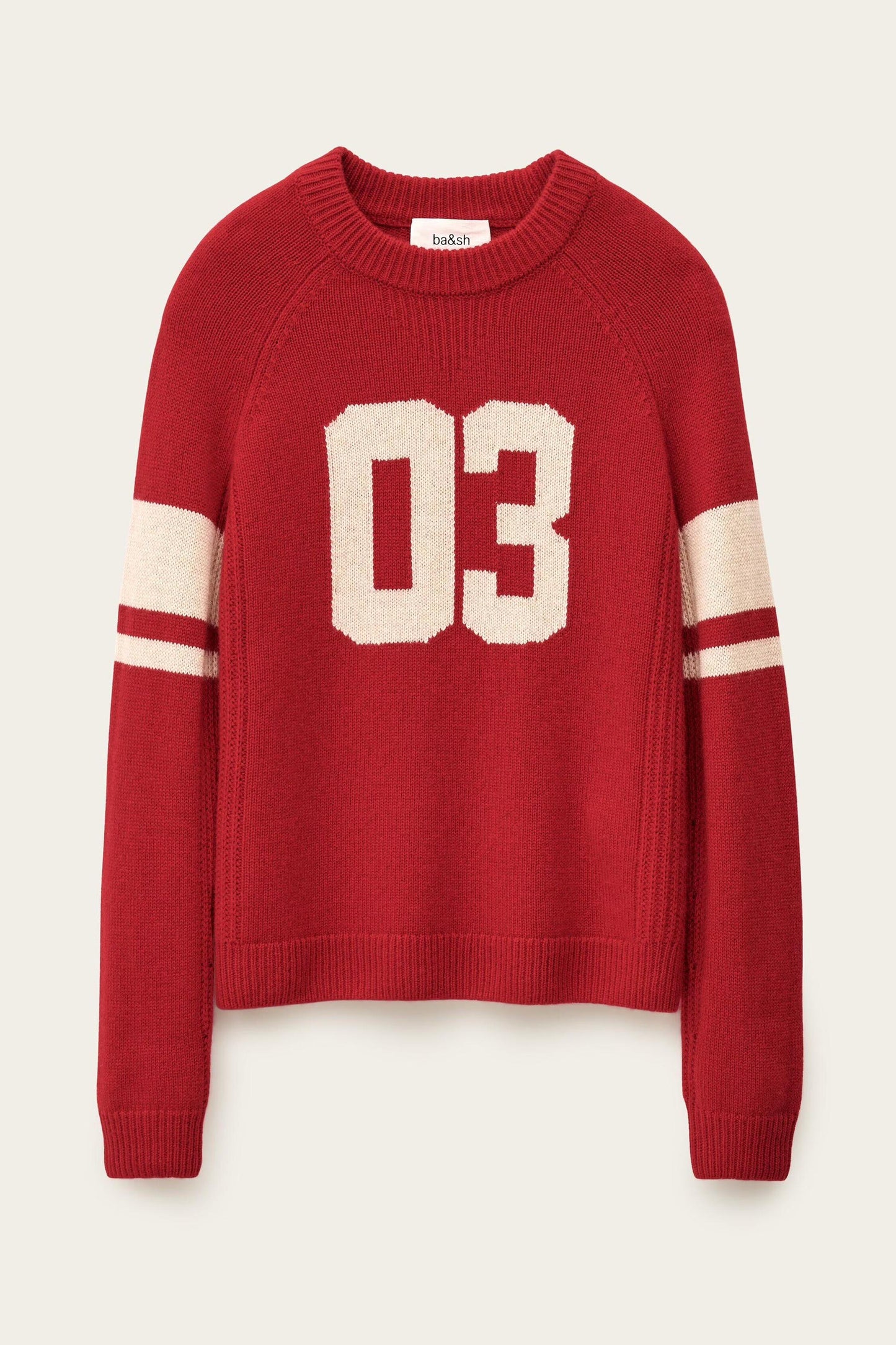 ba&sh Cashmere Sweater Cobe Red