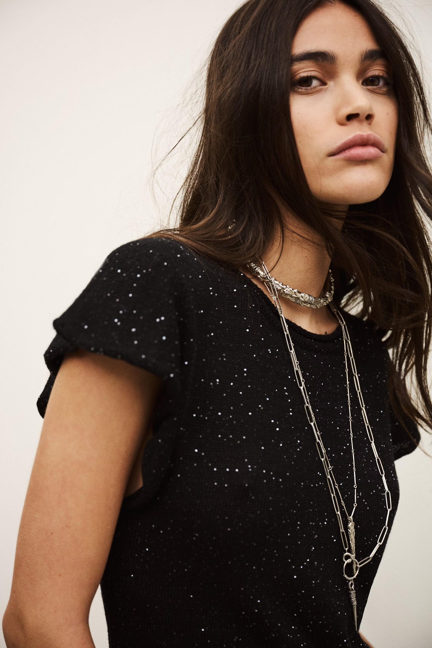 ba&sh Jumper Bichara Black