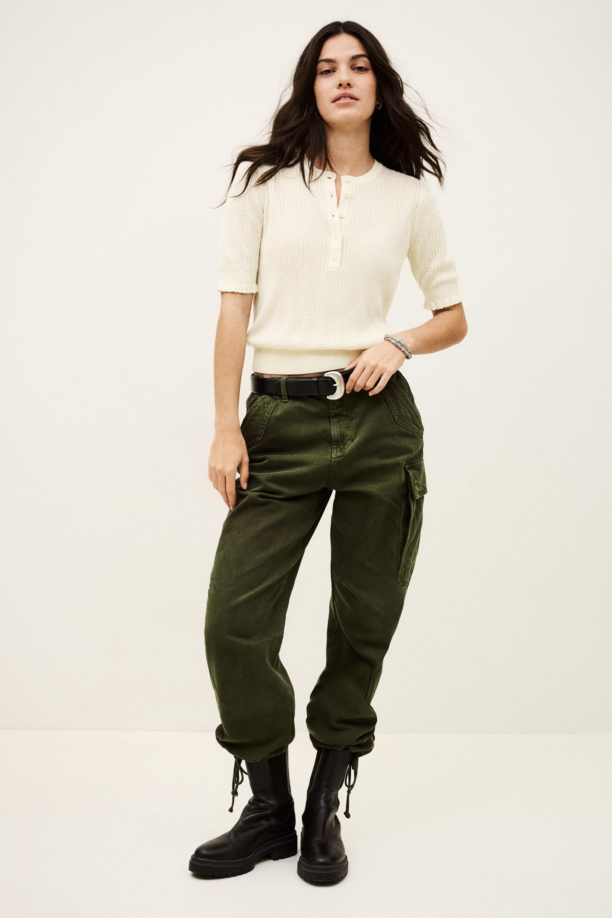 ba&sh Knit Sweater Viola Off-White