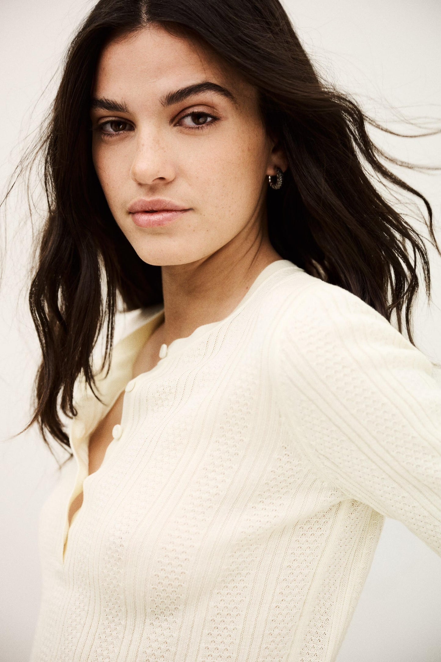 ba&sh Knit Sweater Viola Off-White