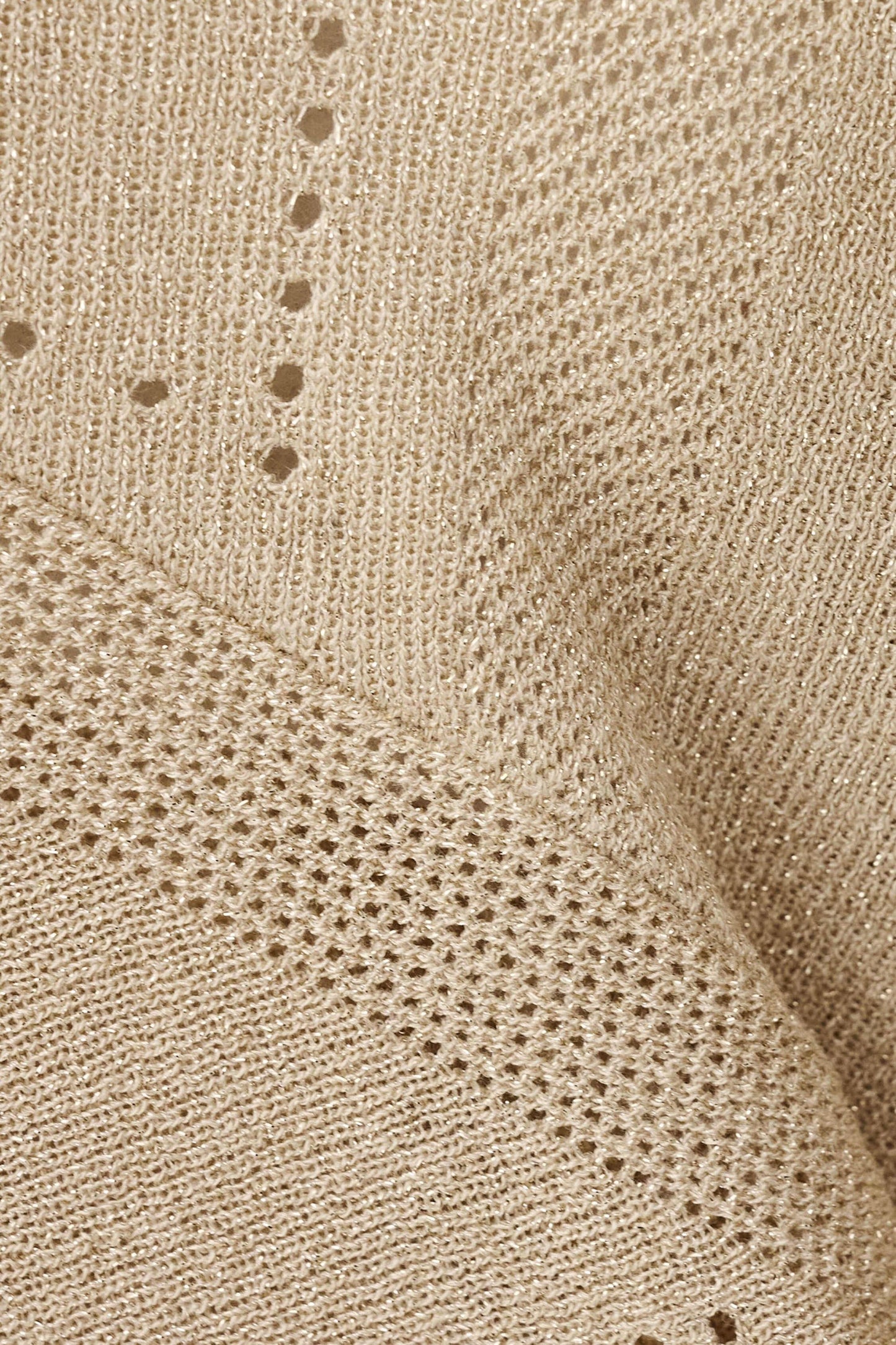 ba&sh Knit Top Piera Gold