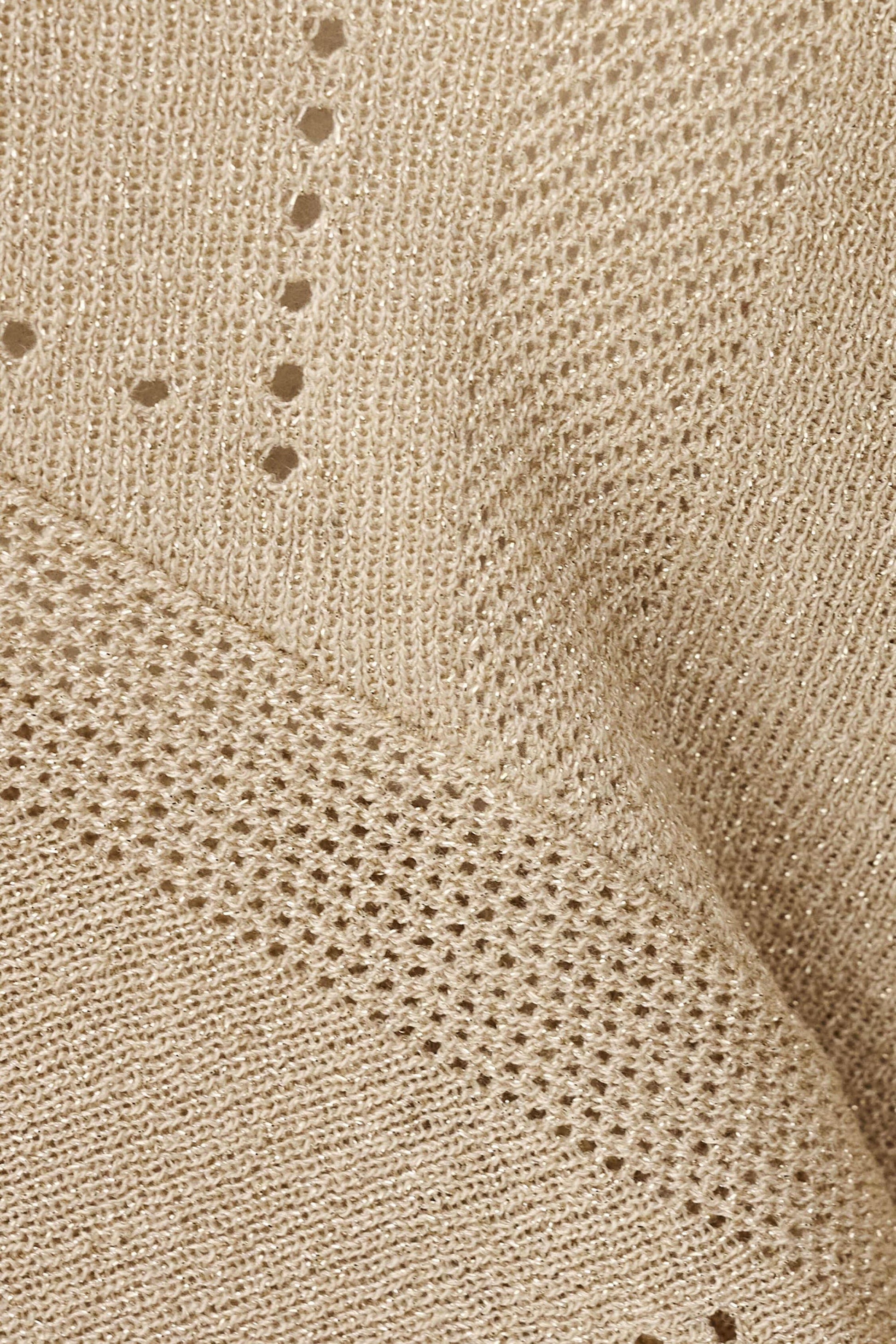 ba&sh Knit Top Piera Gold