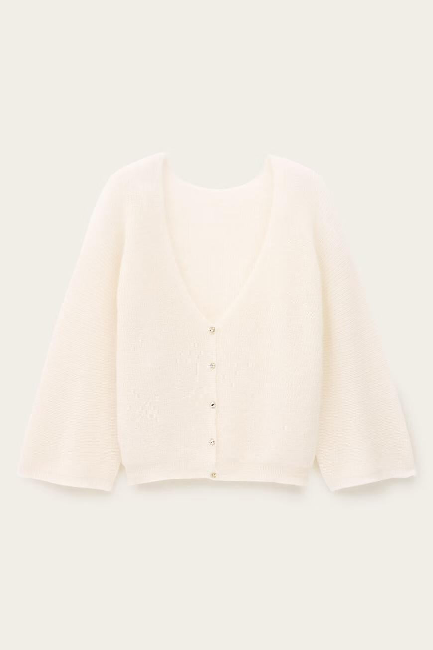 ba&sh Reversible Sweater Isaac Off-White