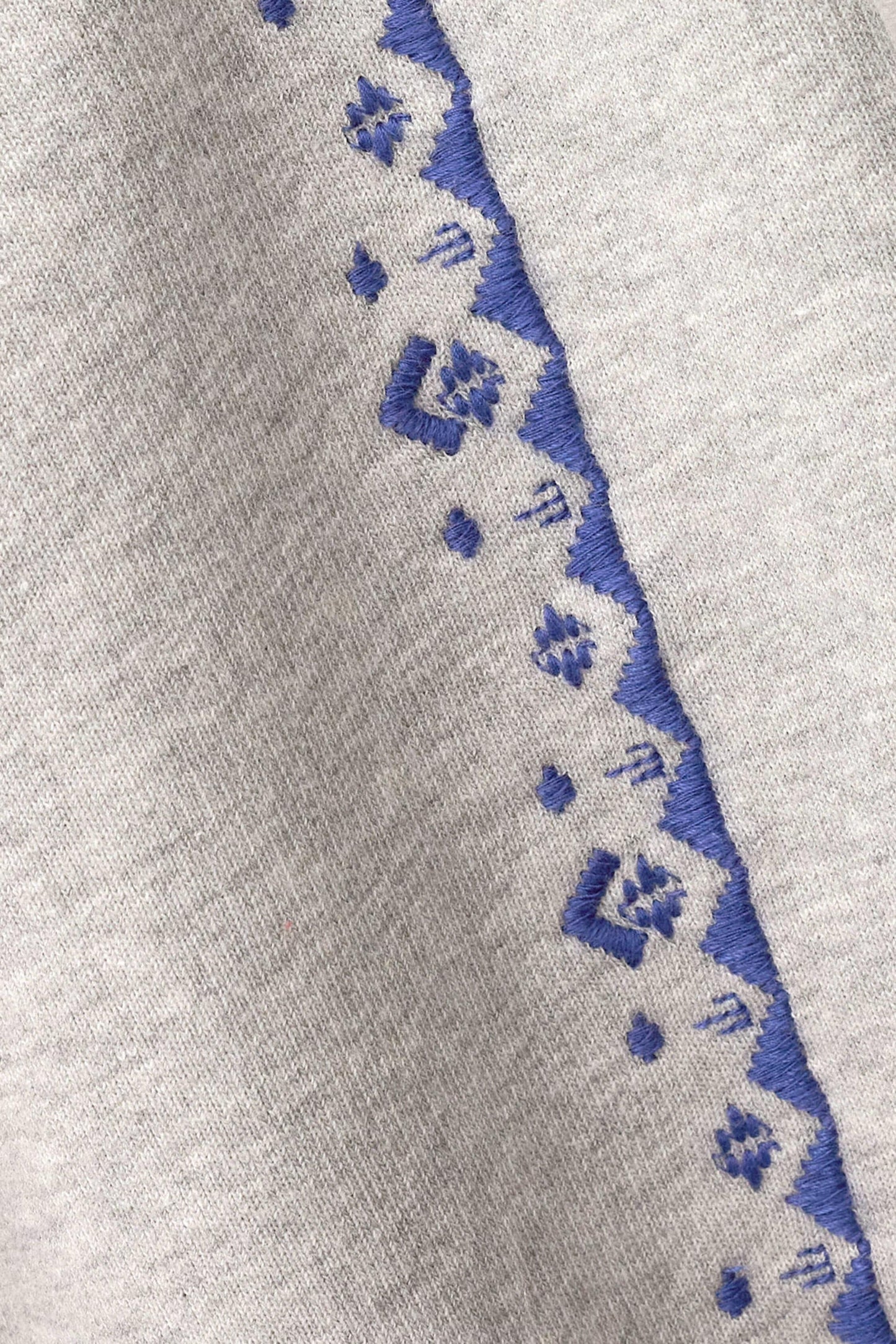 ba&sh Embroidered Sweatshirt Mesta Gray