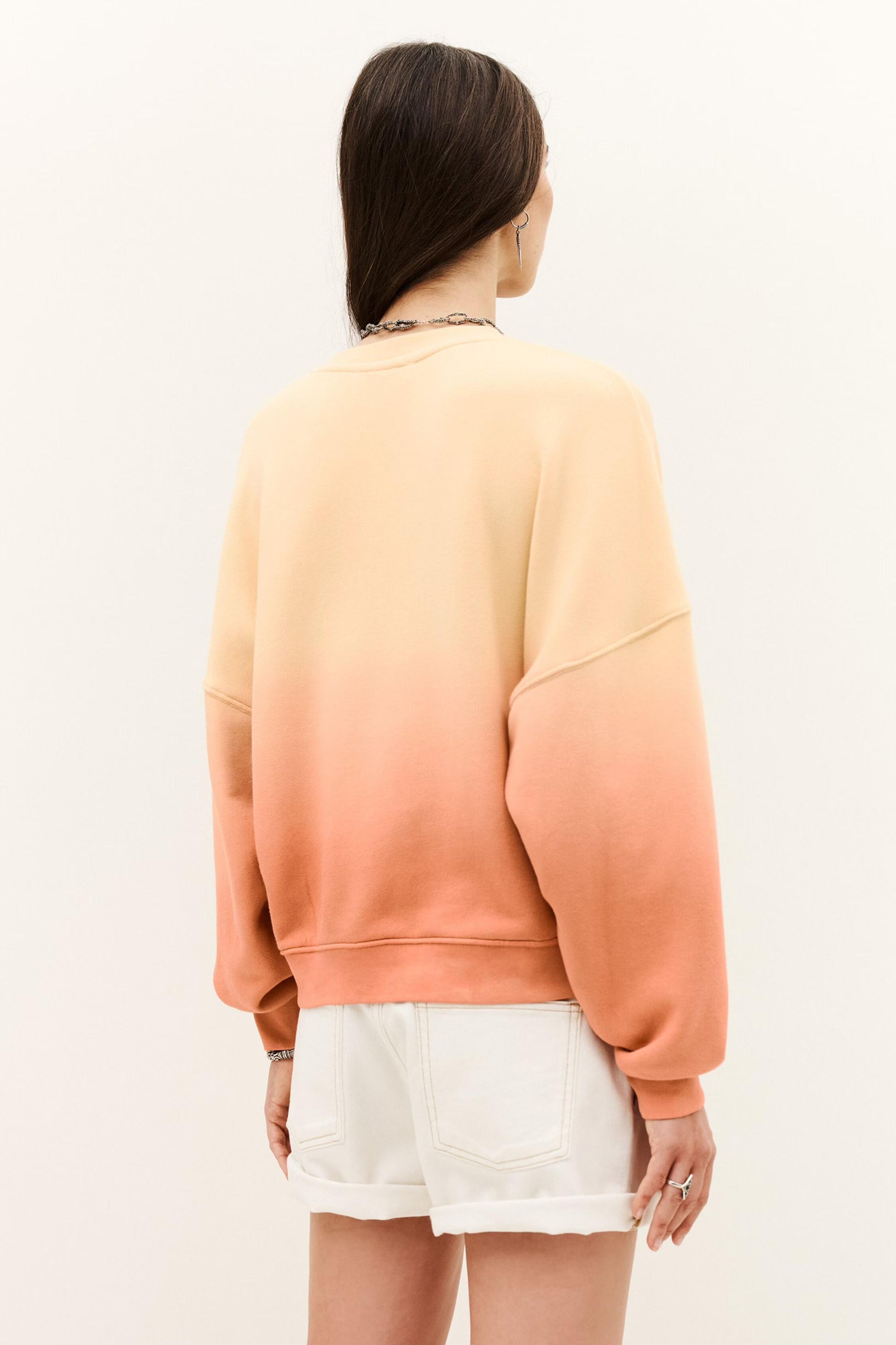ba&sh Oversize Sweatshirt Mahida Yellow