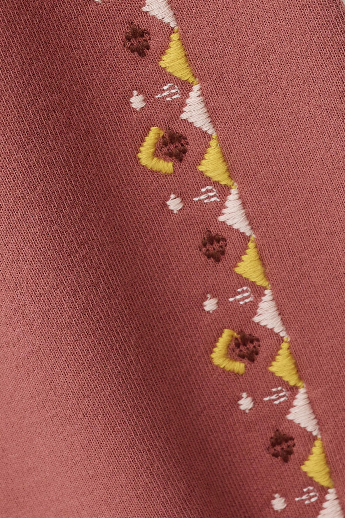 ba&sh Embroidered Sweatshirt Mesta Pink
