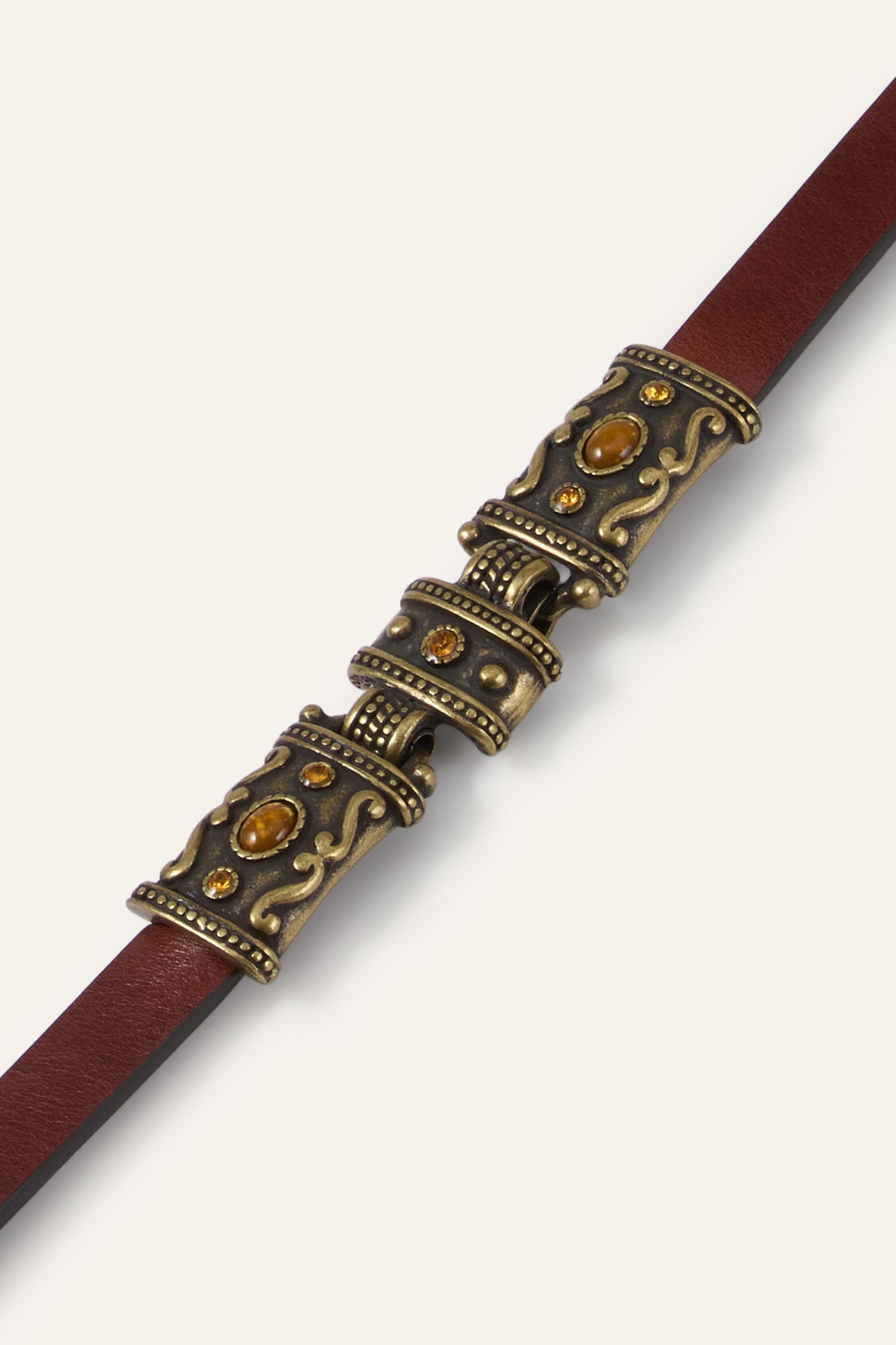 ba&sh Leather Belt Bara Brown