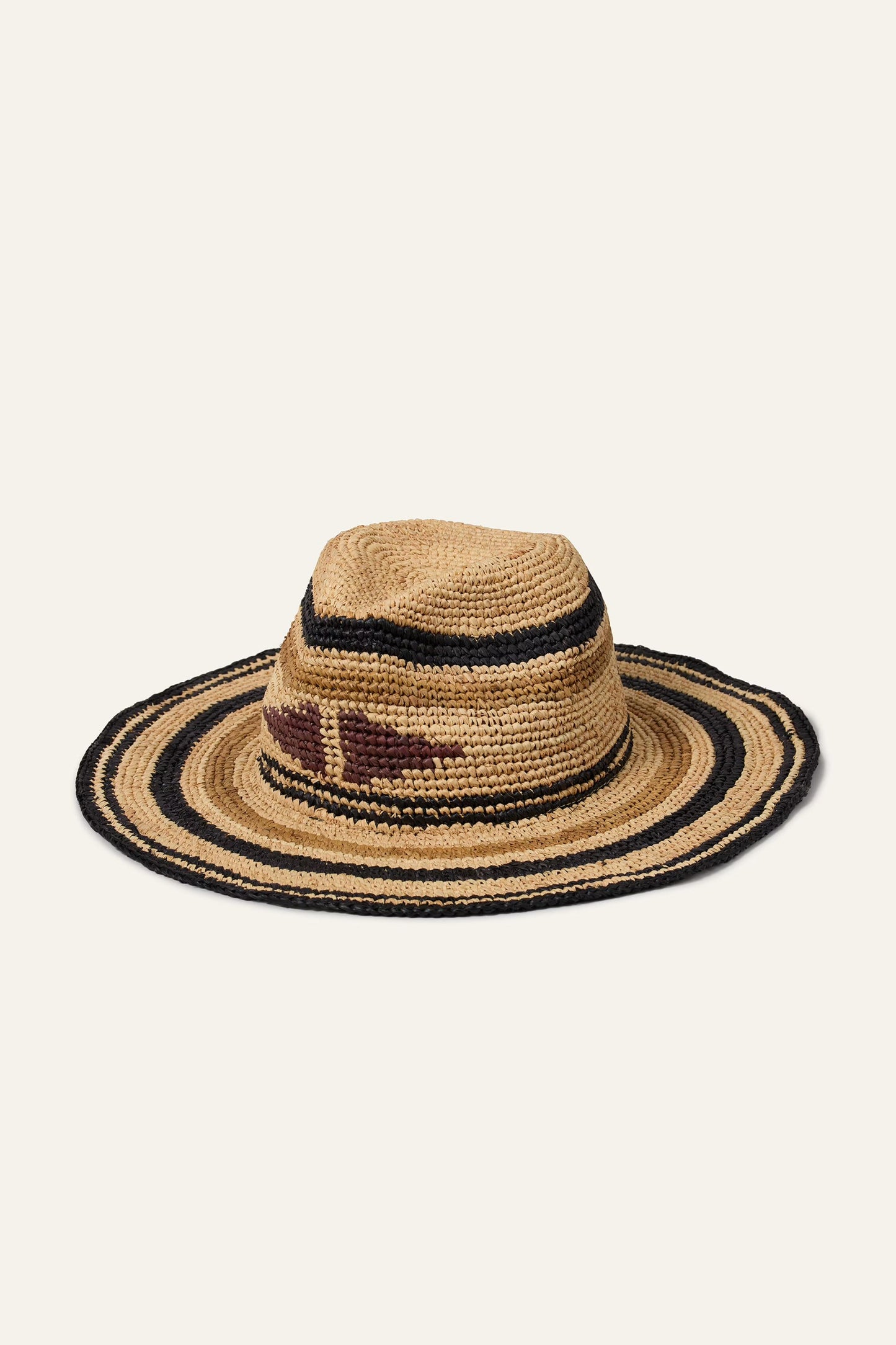 ba&sh Woven Hat Hindira Multicolored