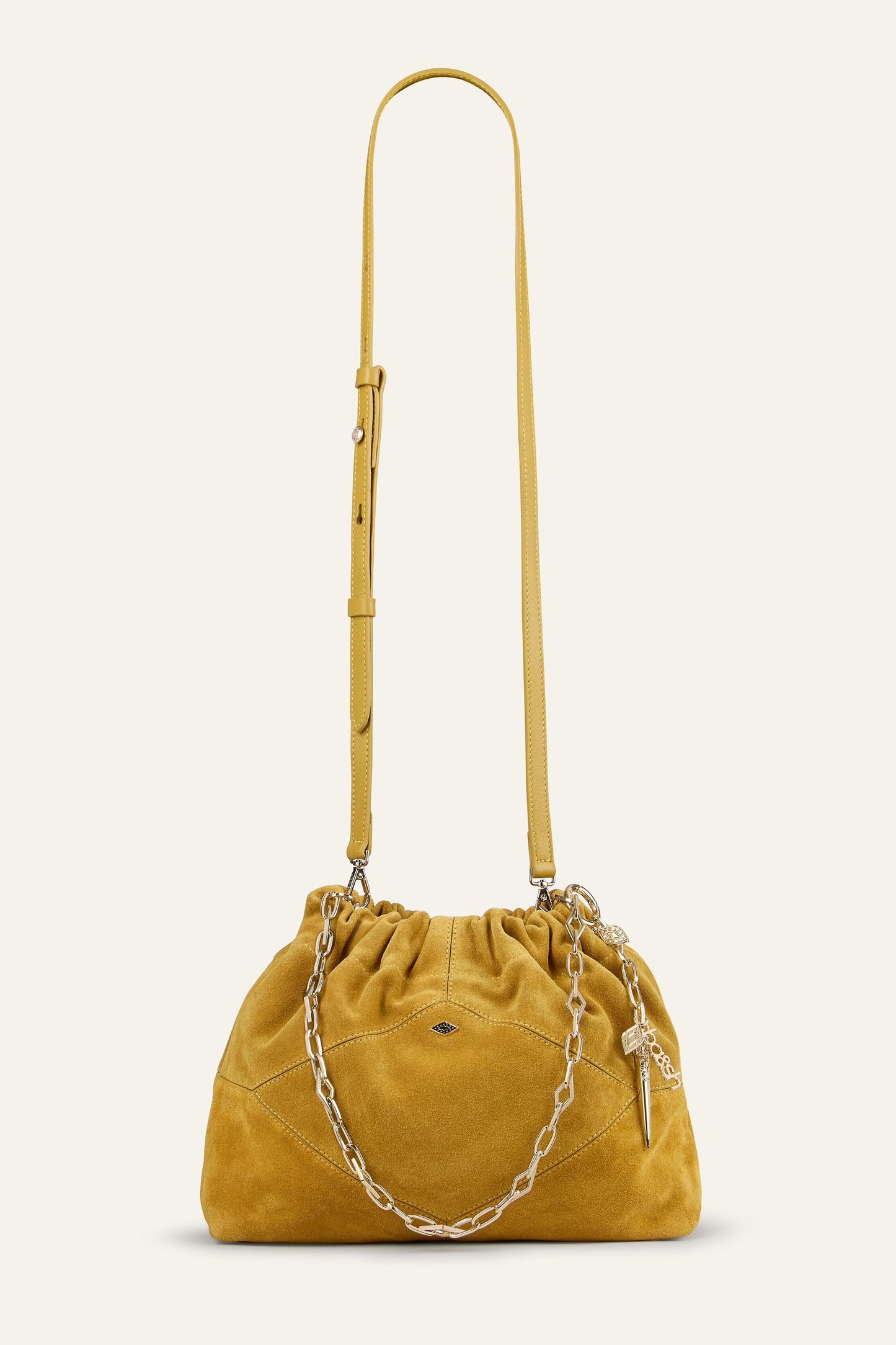 ba&sh Mini Suede Tote Bag June Red