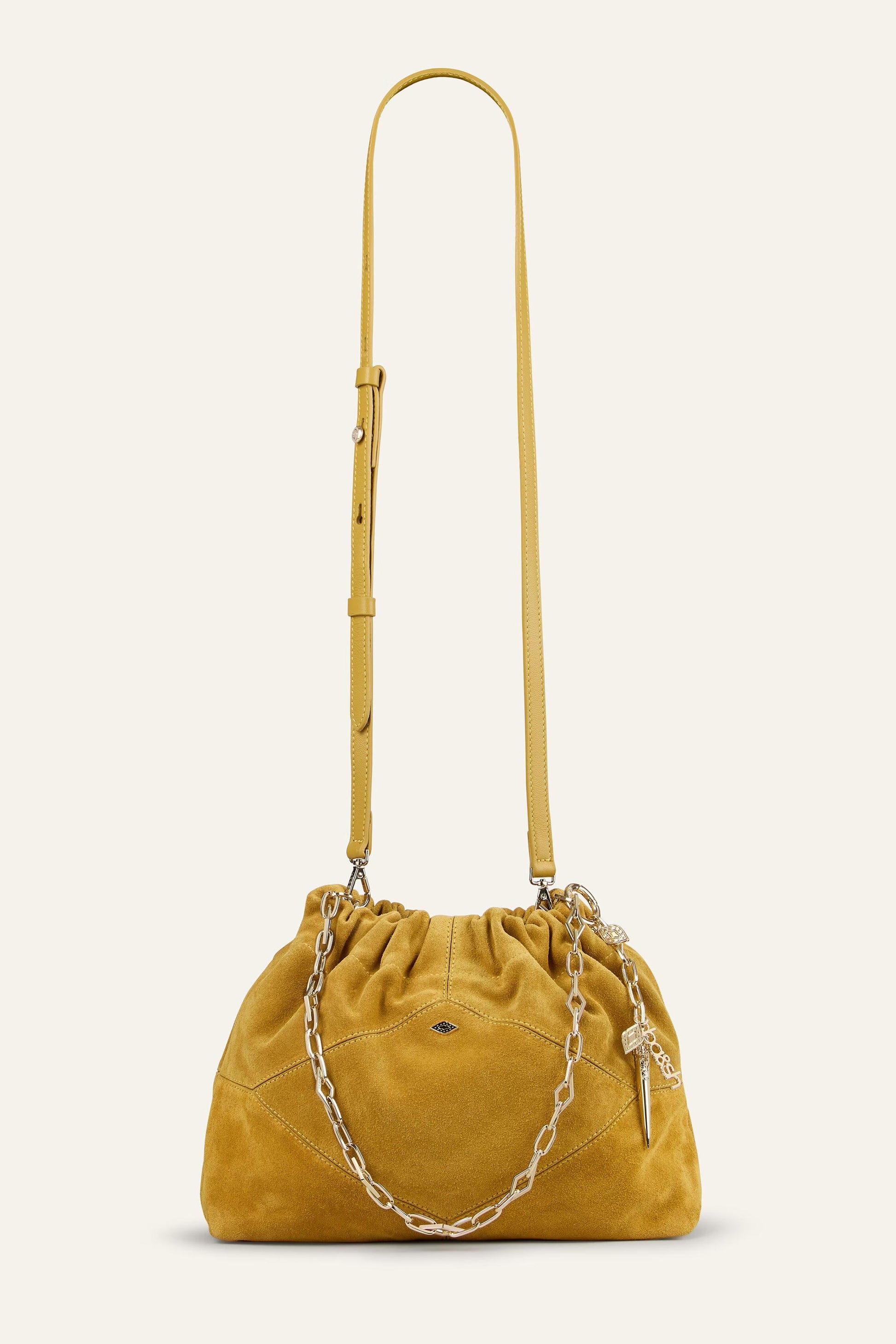 ba&sh Mini Suede Tote Bag June Red