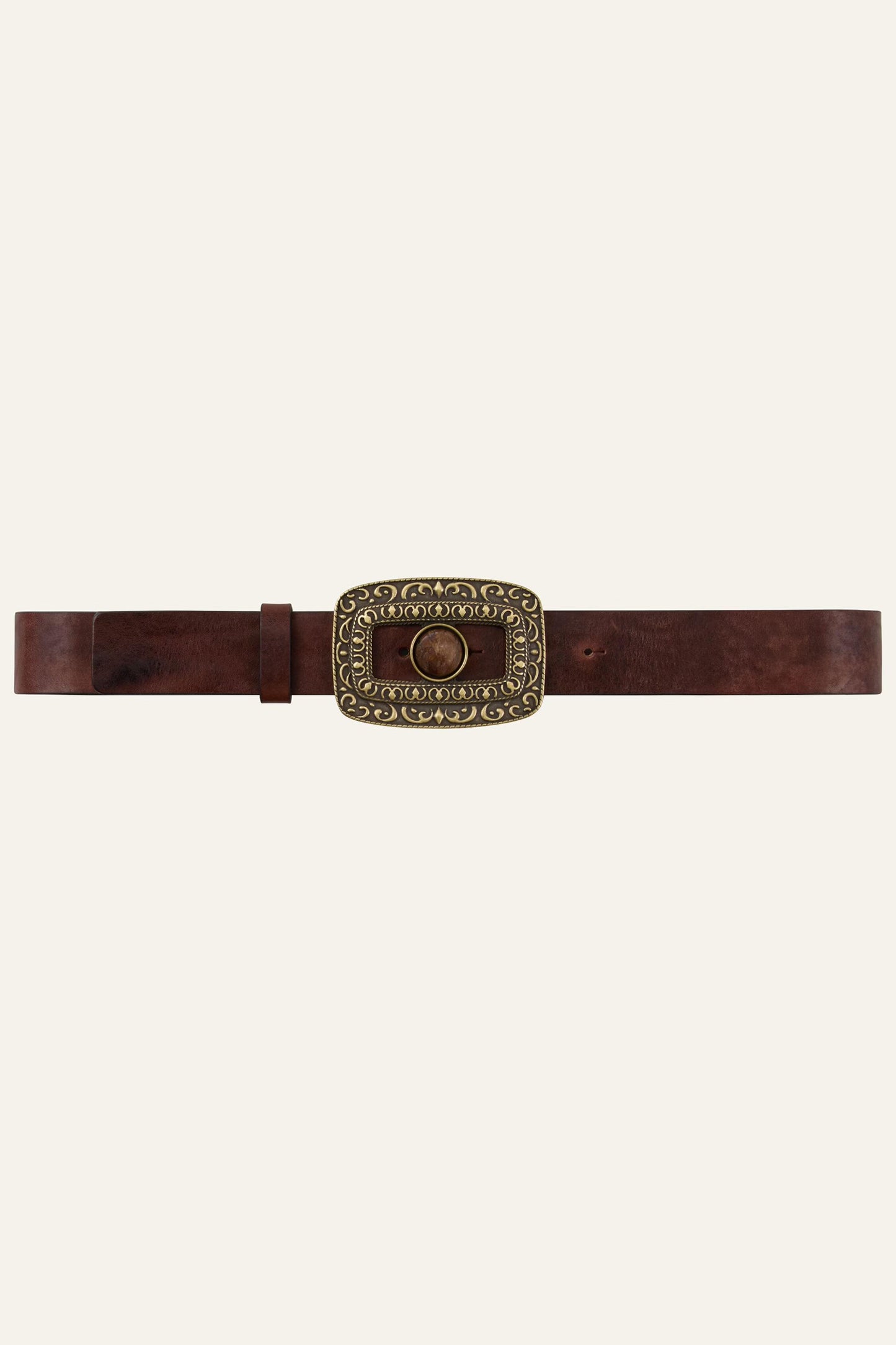 ba&sh Leather Belt Boni Brown