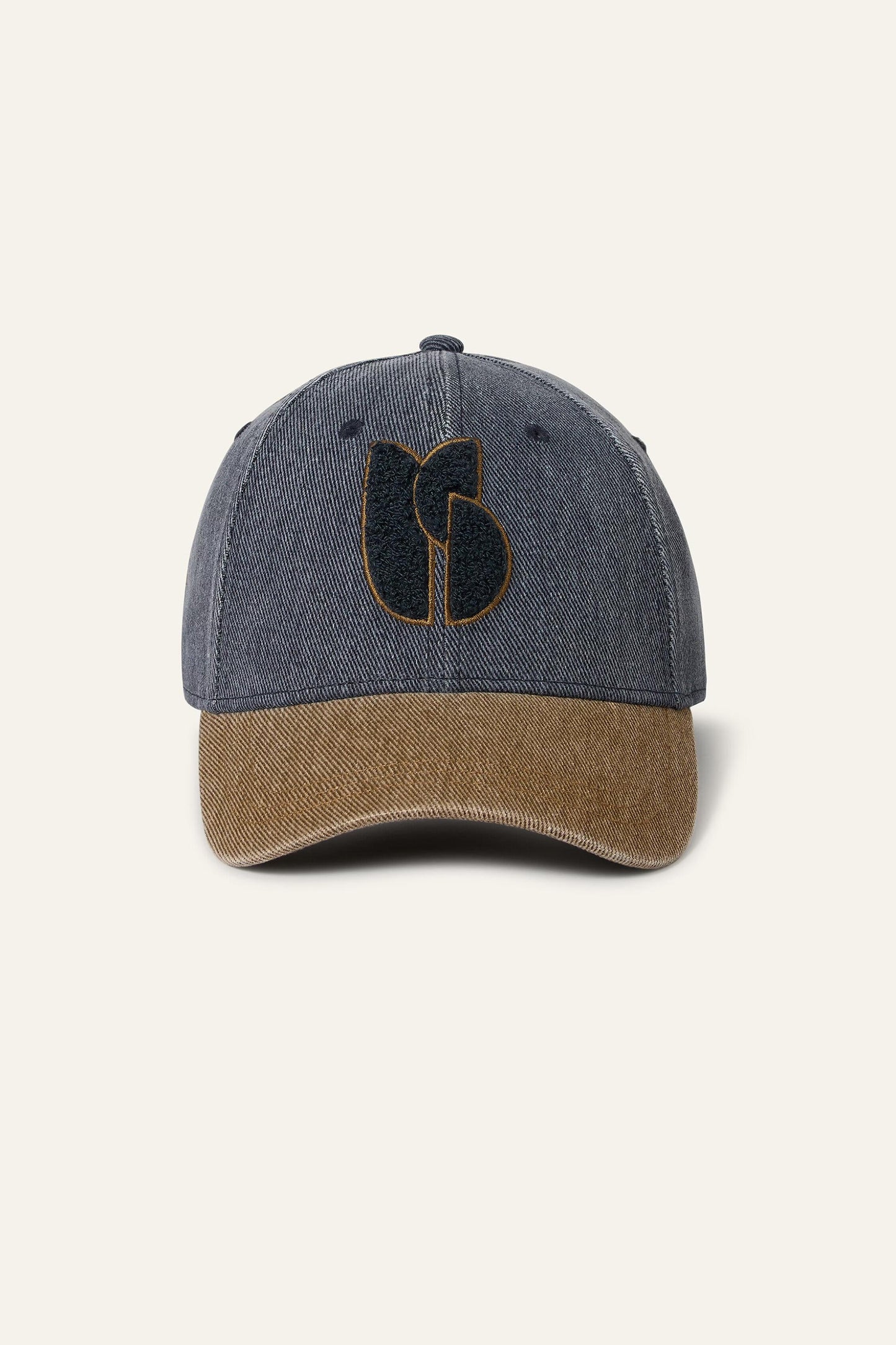 ba&sh Cotton Baseball Cap Henri Gray