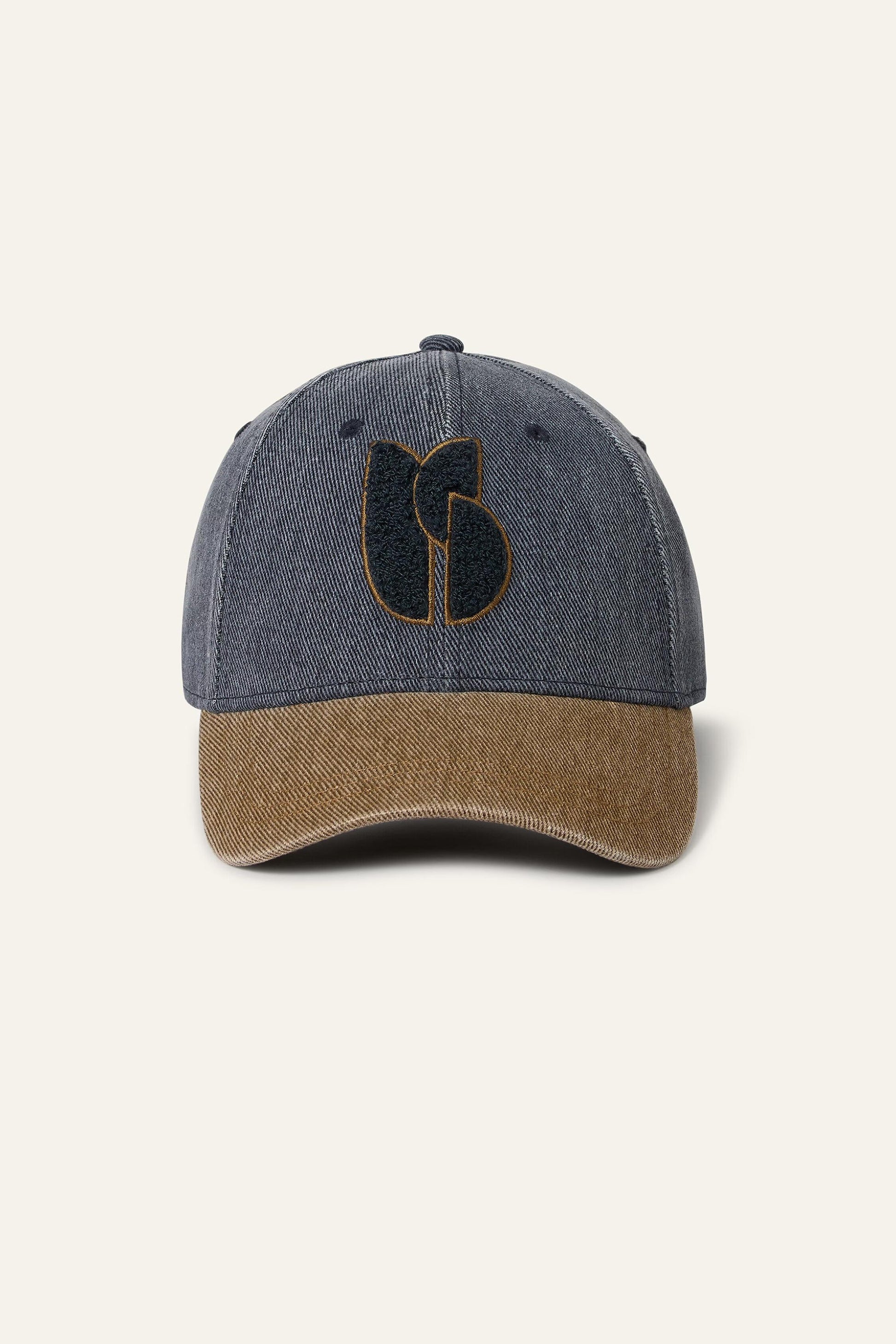 ba&sh Cotton Baseball Cap Henri Gray