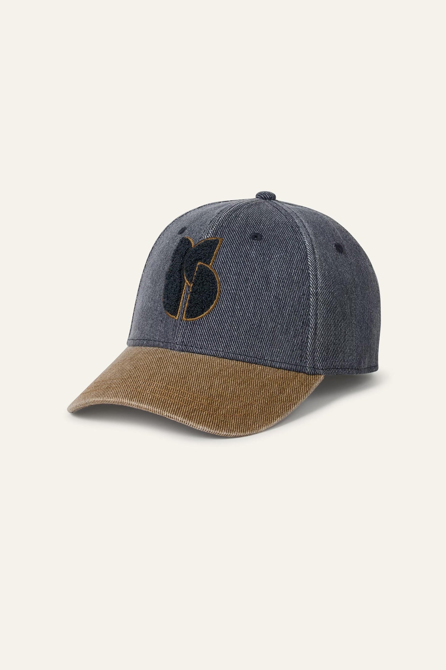 ba&sh Cotton Baseball Cap Henri Gray