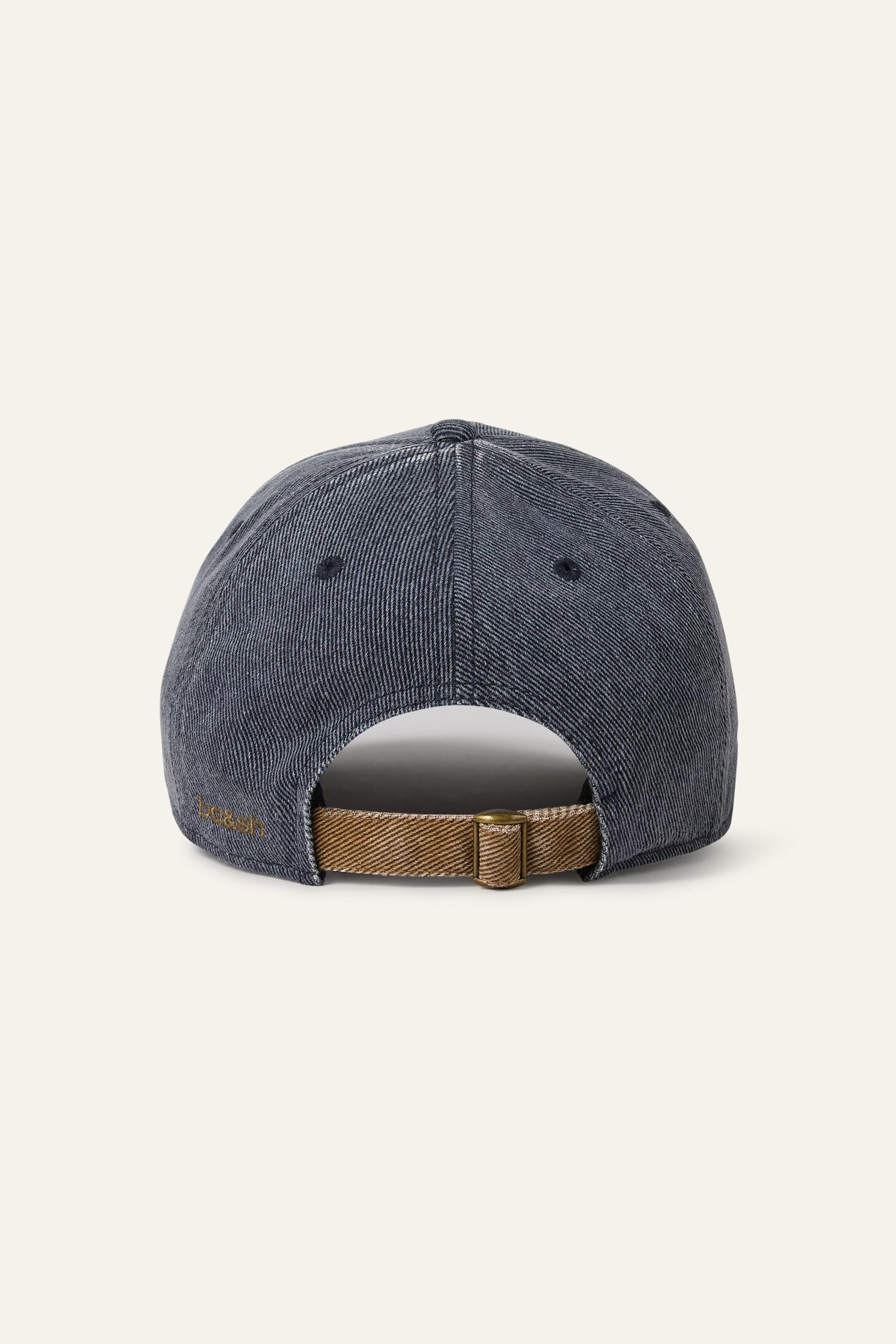 ba&sh Cotton Baseball Cap Henri Gray