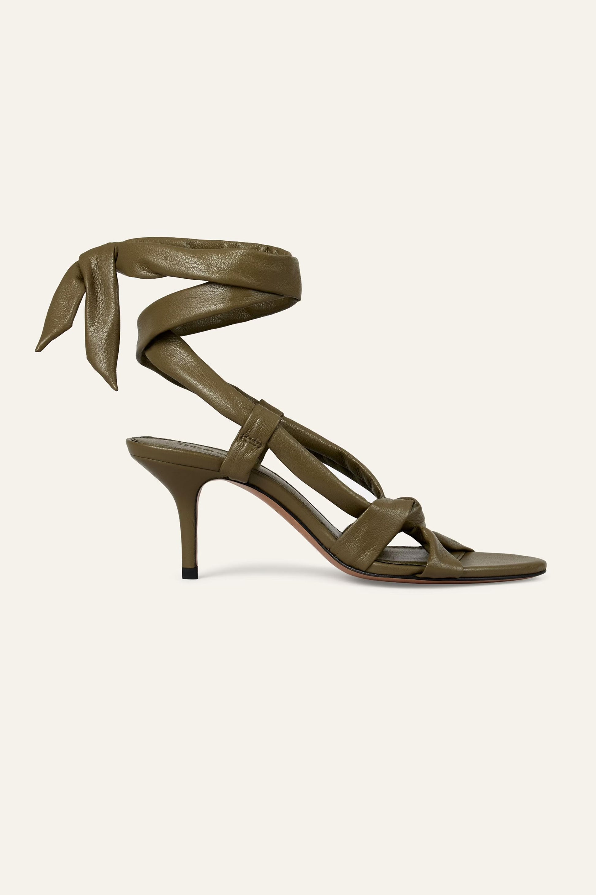 ba&sh Heeled Sandals Covilla Green