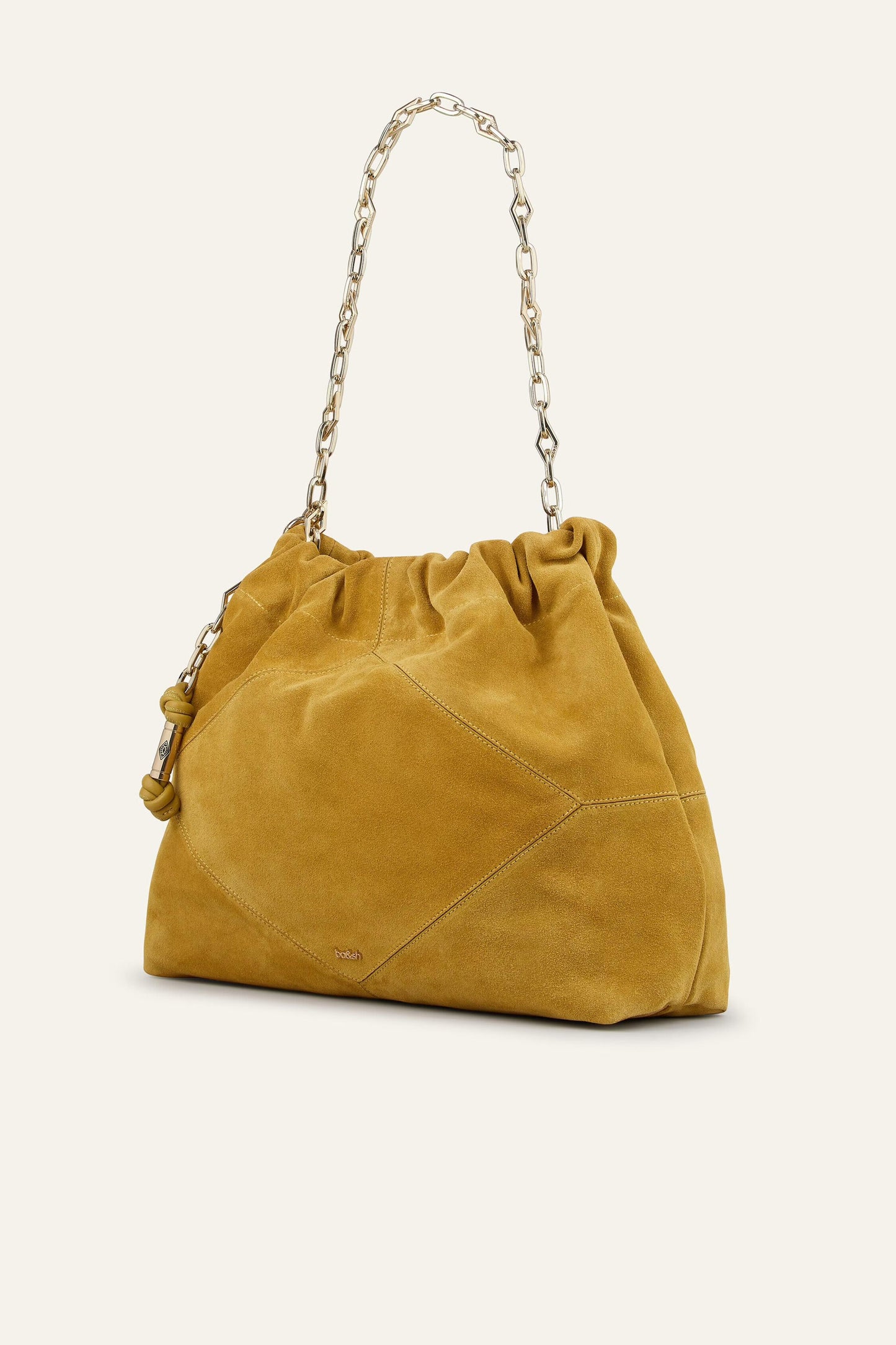 ba&sh Suede Tote Bag June Red