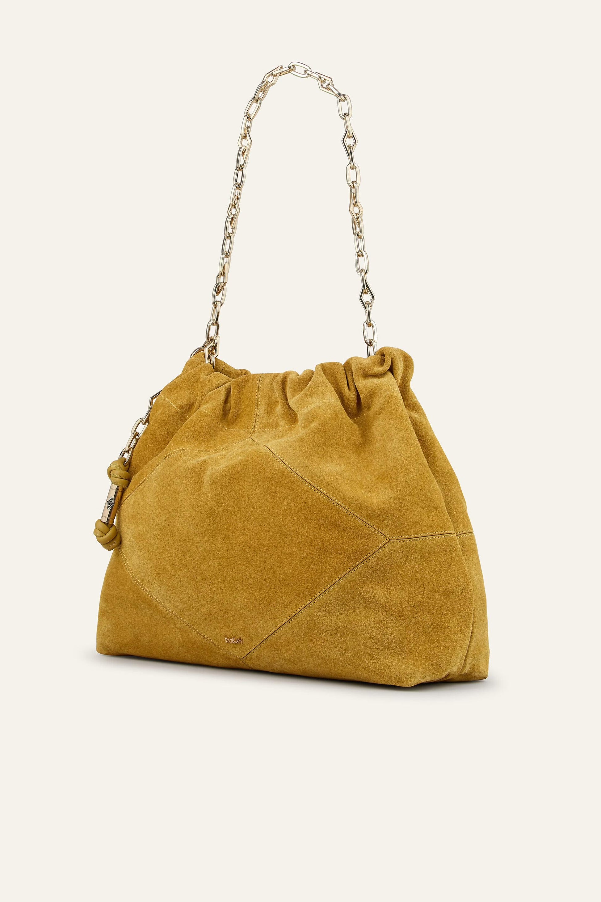 ba&sh Suede Tote Bag June Red