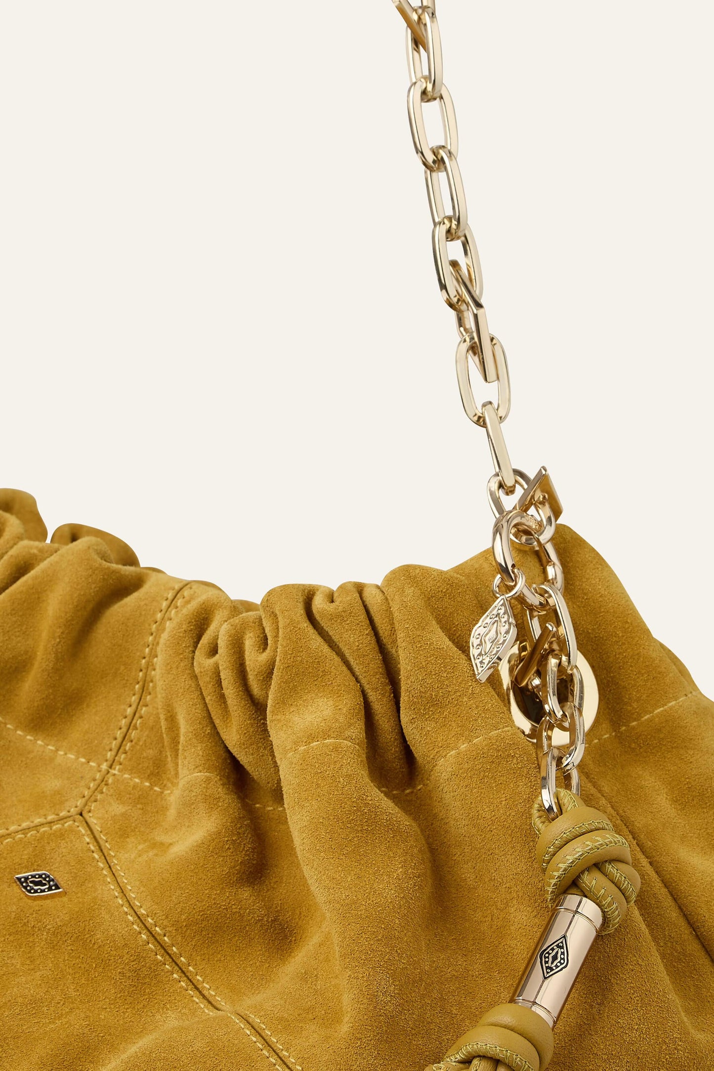 ba&sh Suede Tote Bag June Red