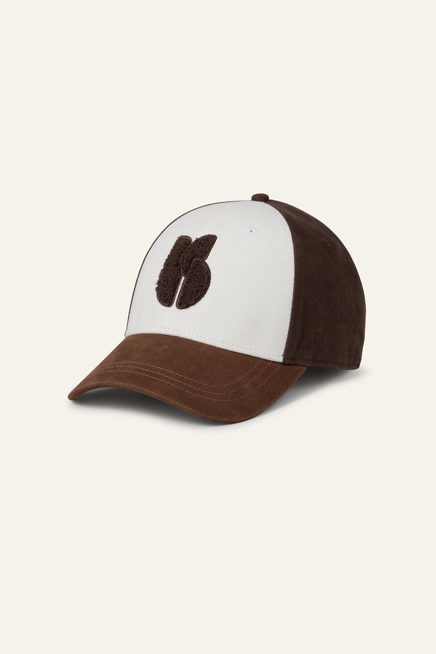 ba&sh Cotton Baseball Cap Henri Brown