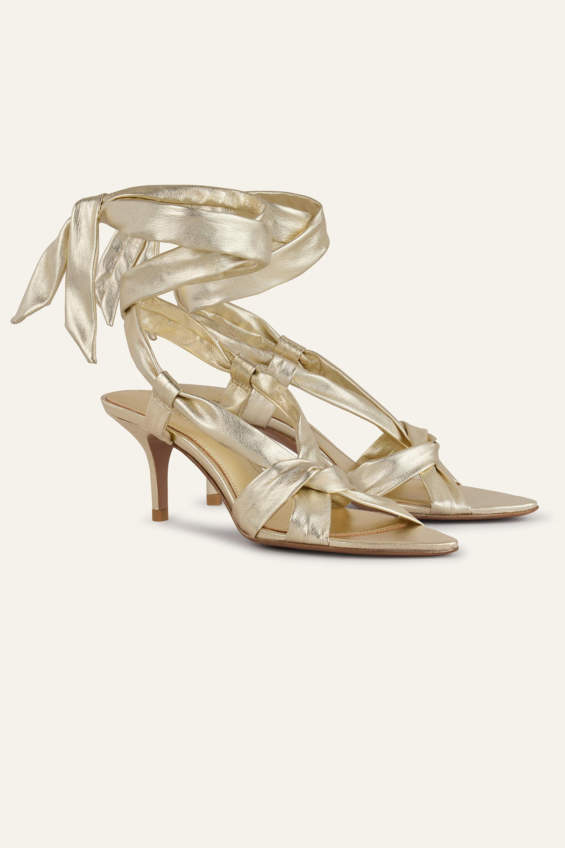 ba&sh Heeled Sandals Covilla Gold