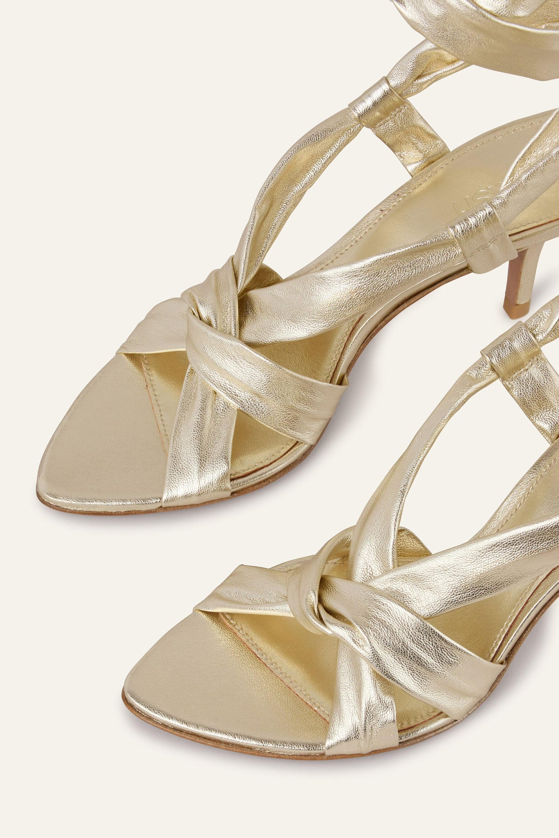 ba&sh Heeled Sandals Covilla Gold