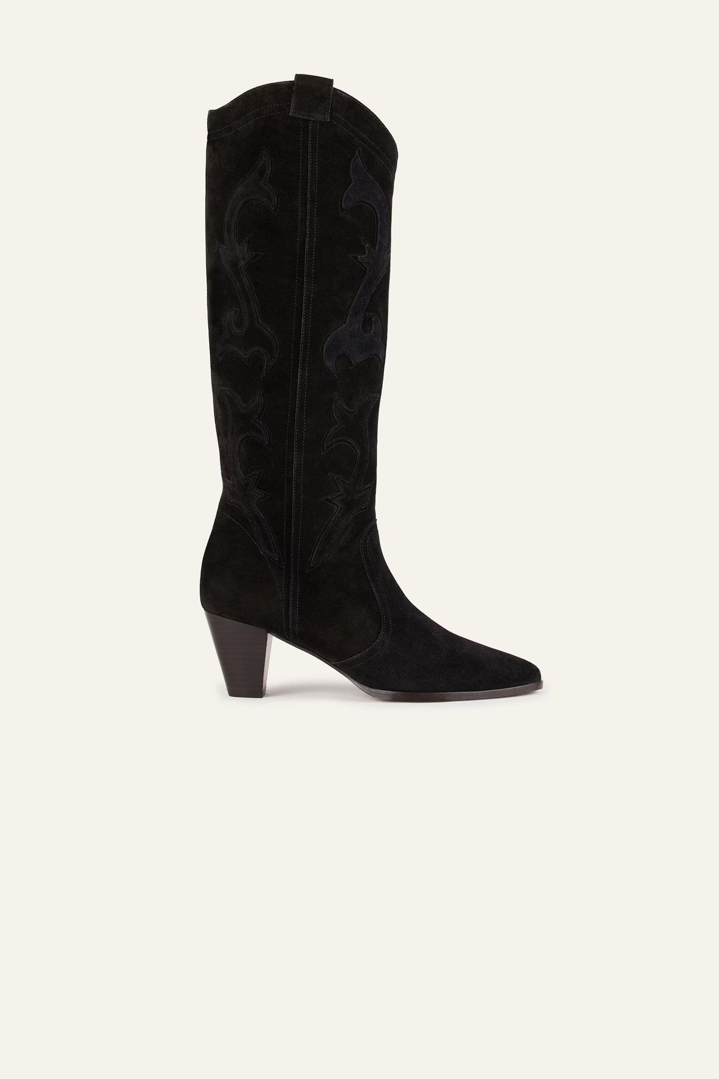 ba&sh Western Style Boots Casey Black