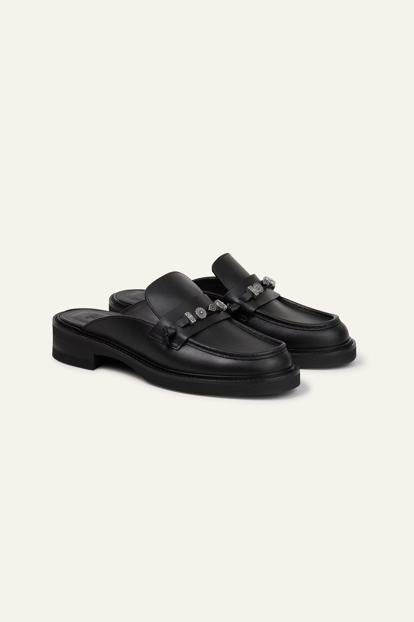 ba&sh Huela Moccasins Black