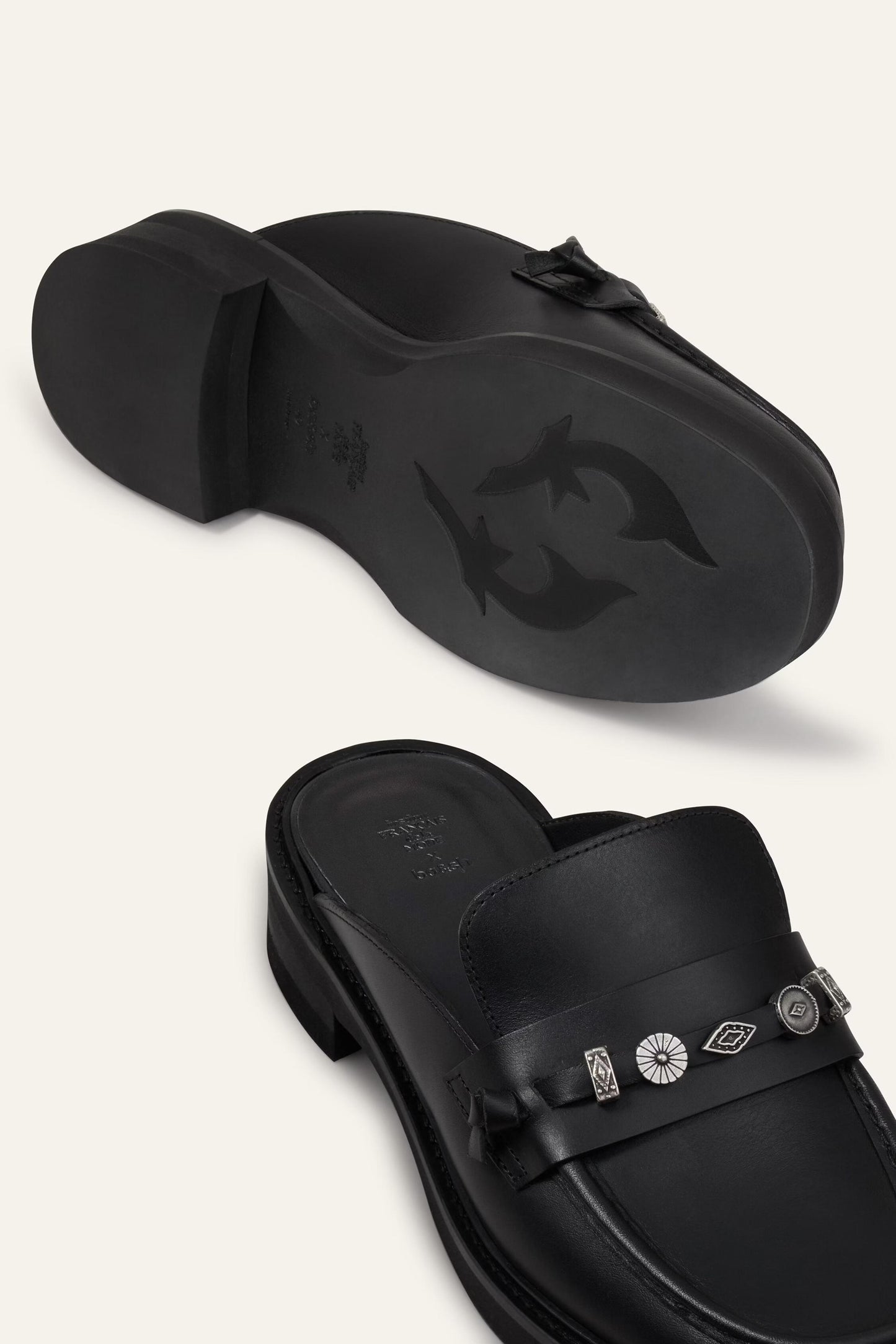 ba&sh Huela Moccasins Black