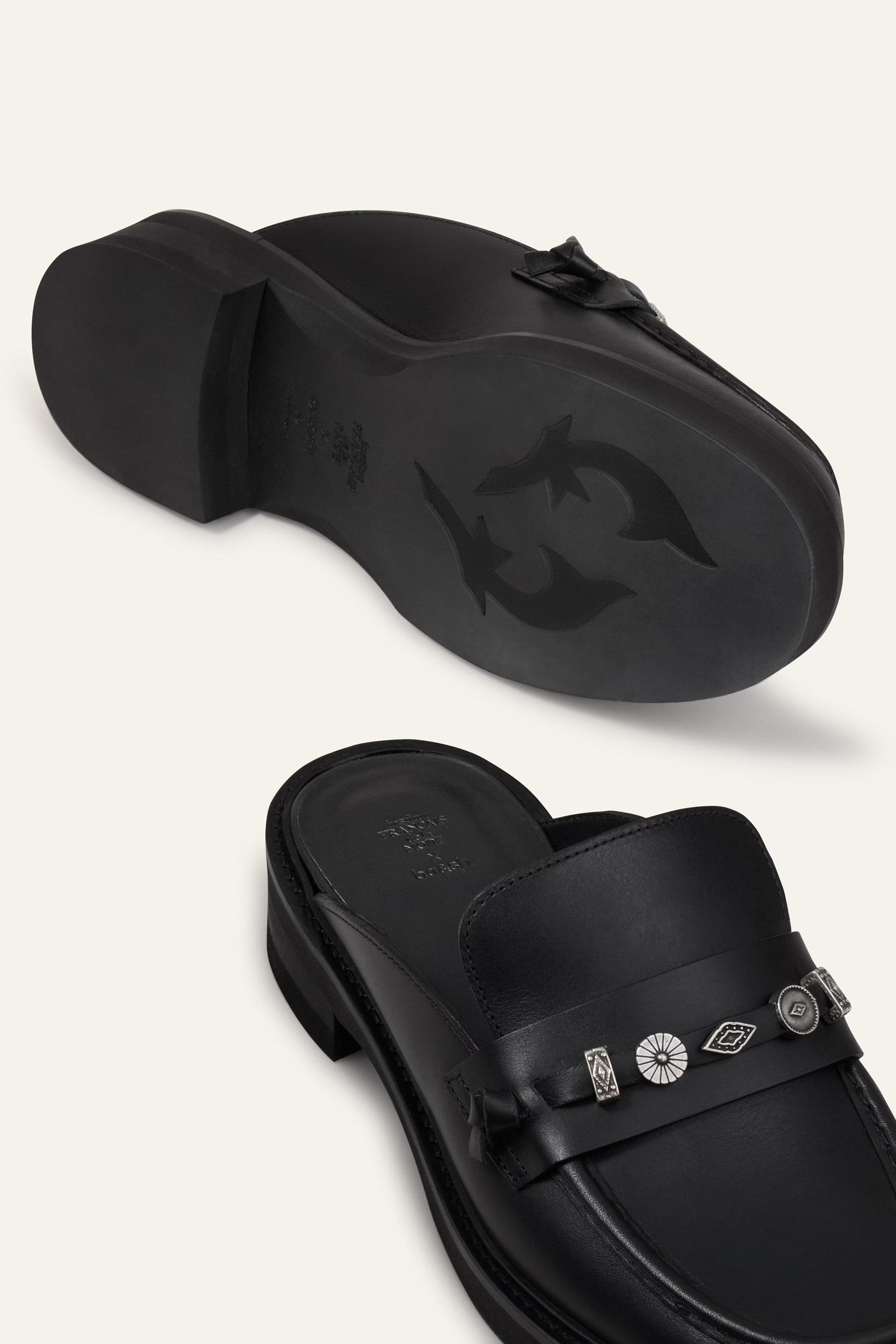 ba&sh Huela Moccasins Black