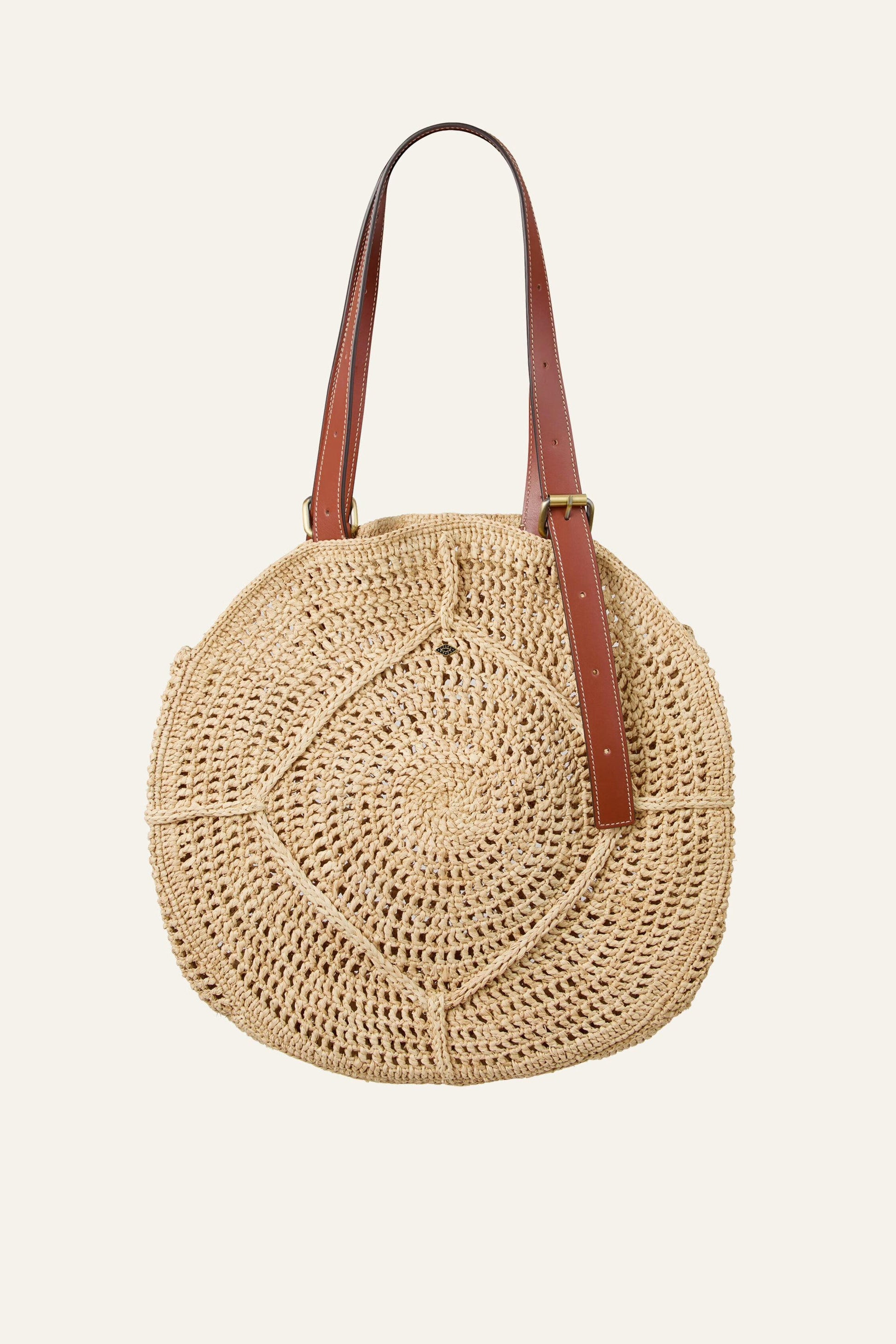 ba&sh Raffia Straw Bag Palma Natural