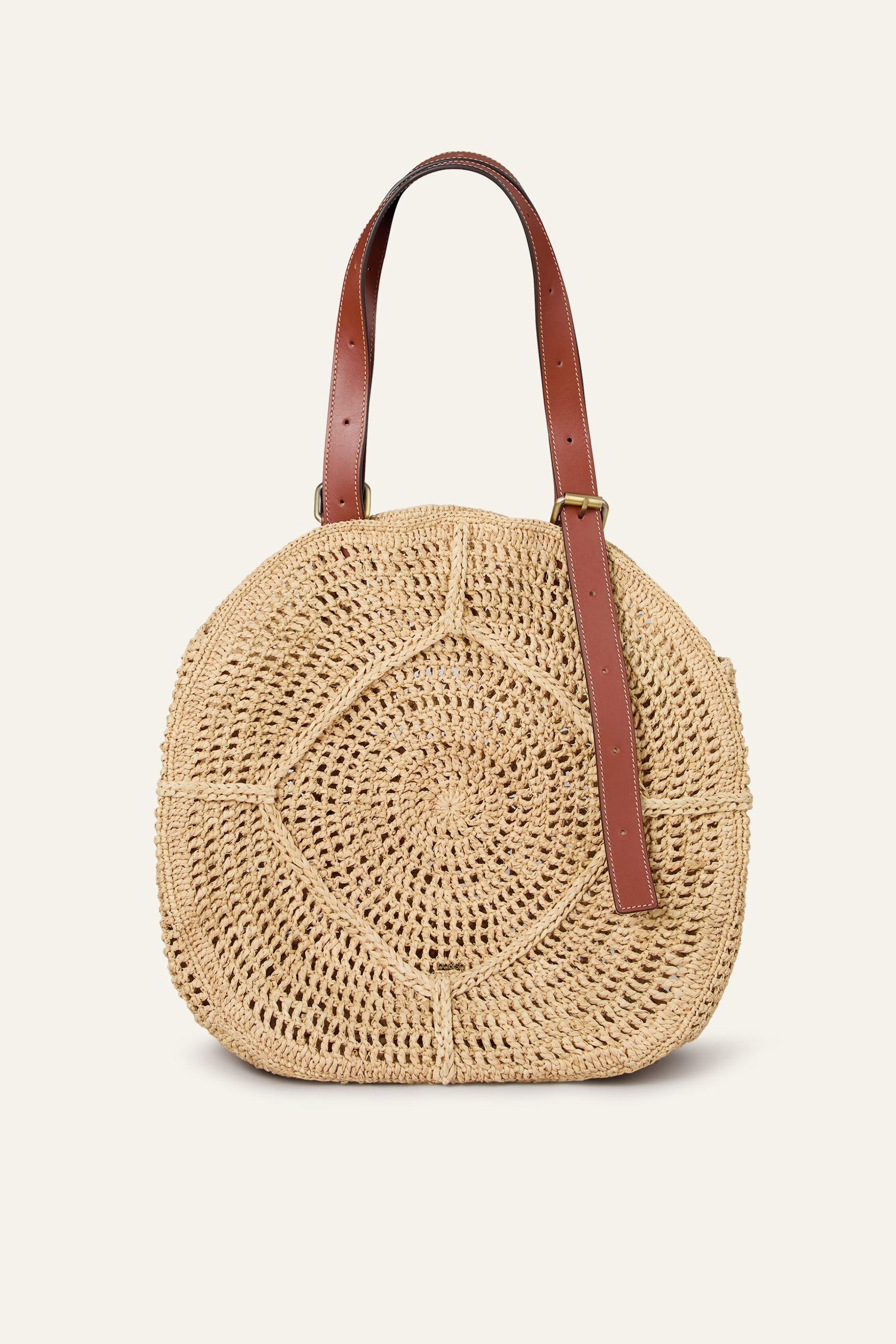 ba&sh Raffia Straw Bag Palma Natural