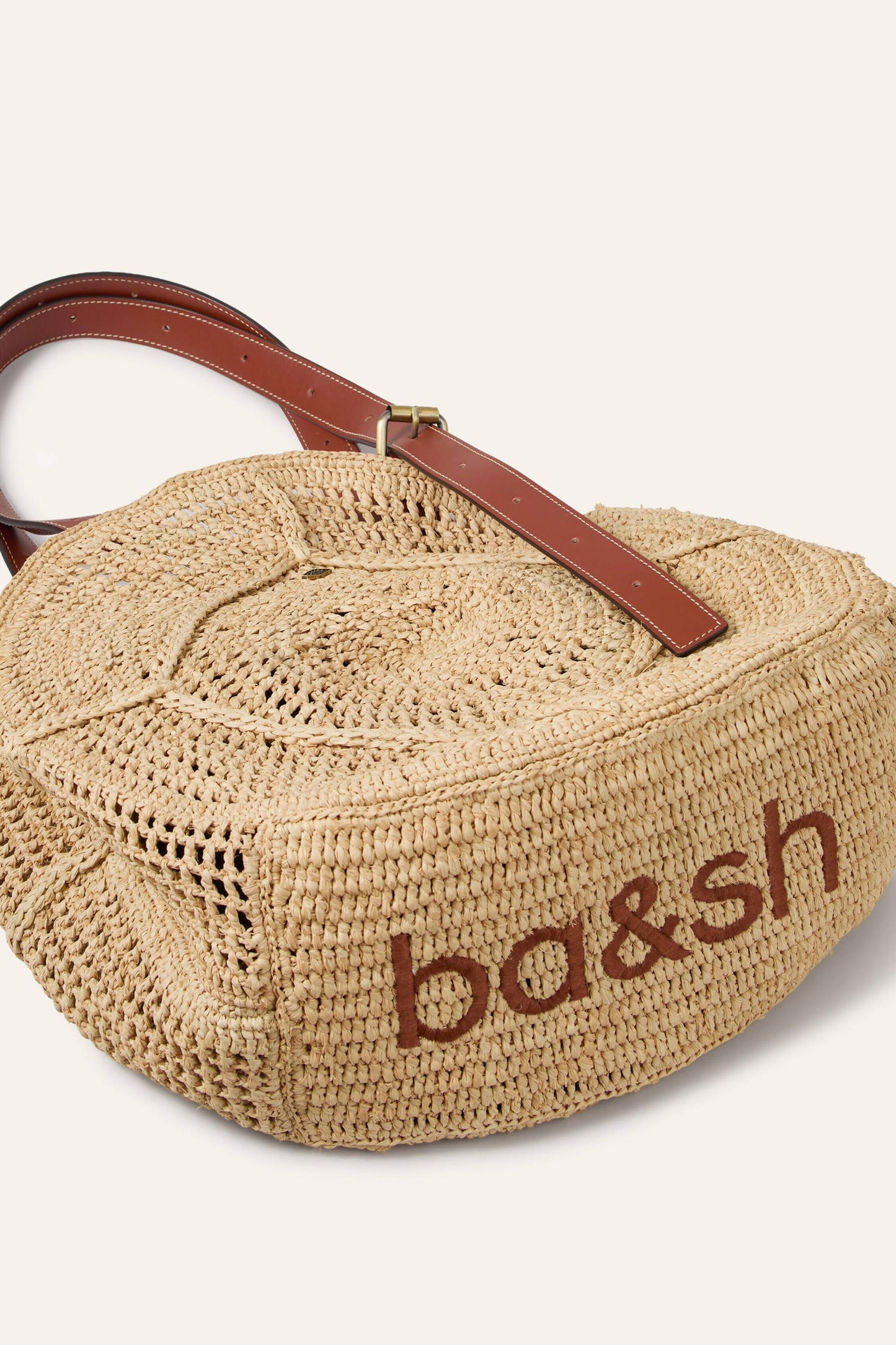 ba&sh Raffia Straw Bag Palma Natural