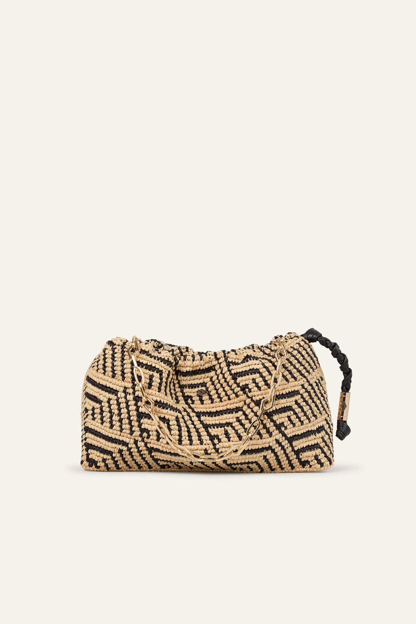 ba&sh Raffia Bag June Black