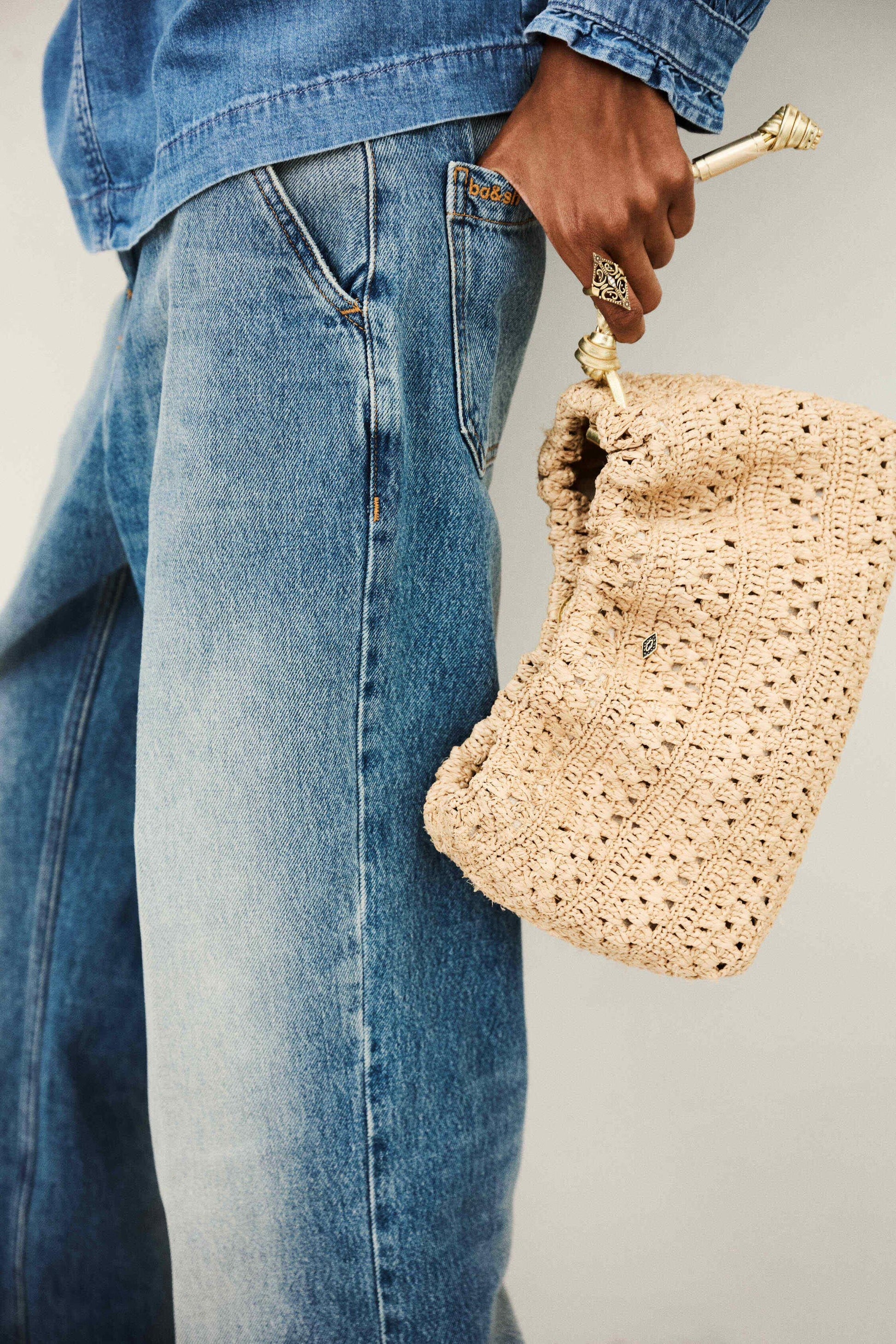 ba&sh Bag June Off-White